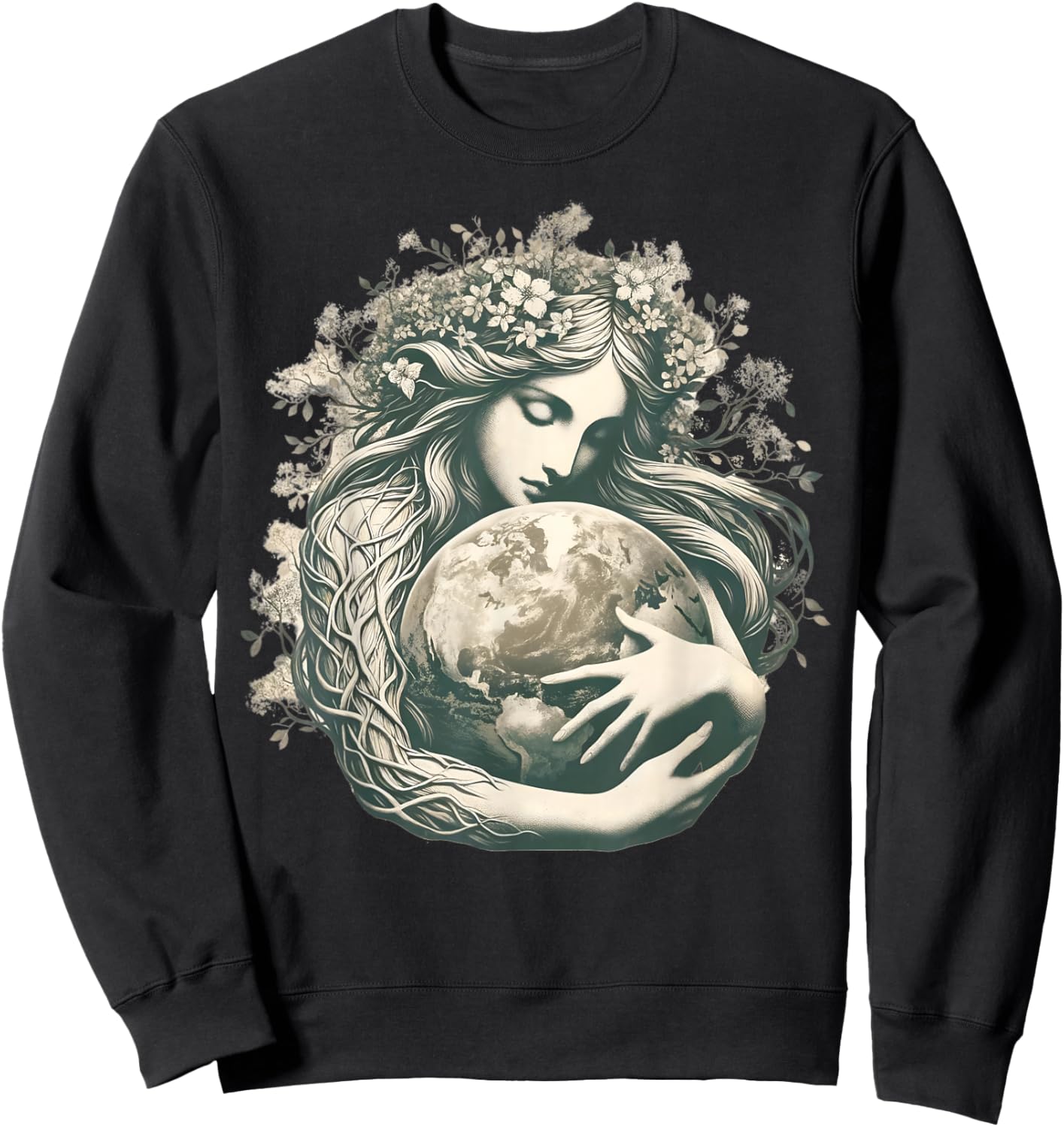 Women Girls Sweatshirt - Sweatshirt | Black