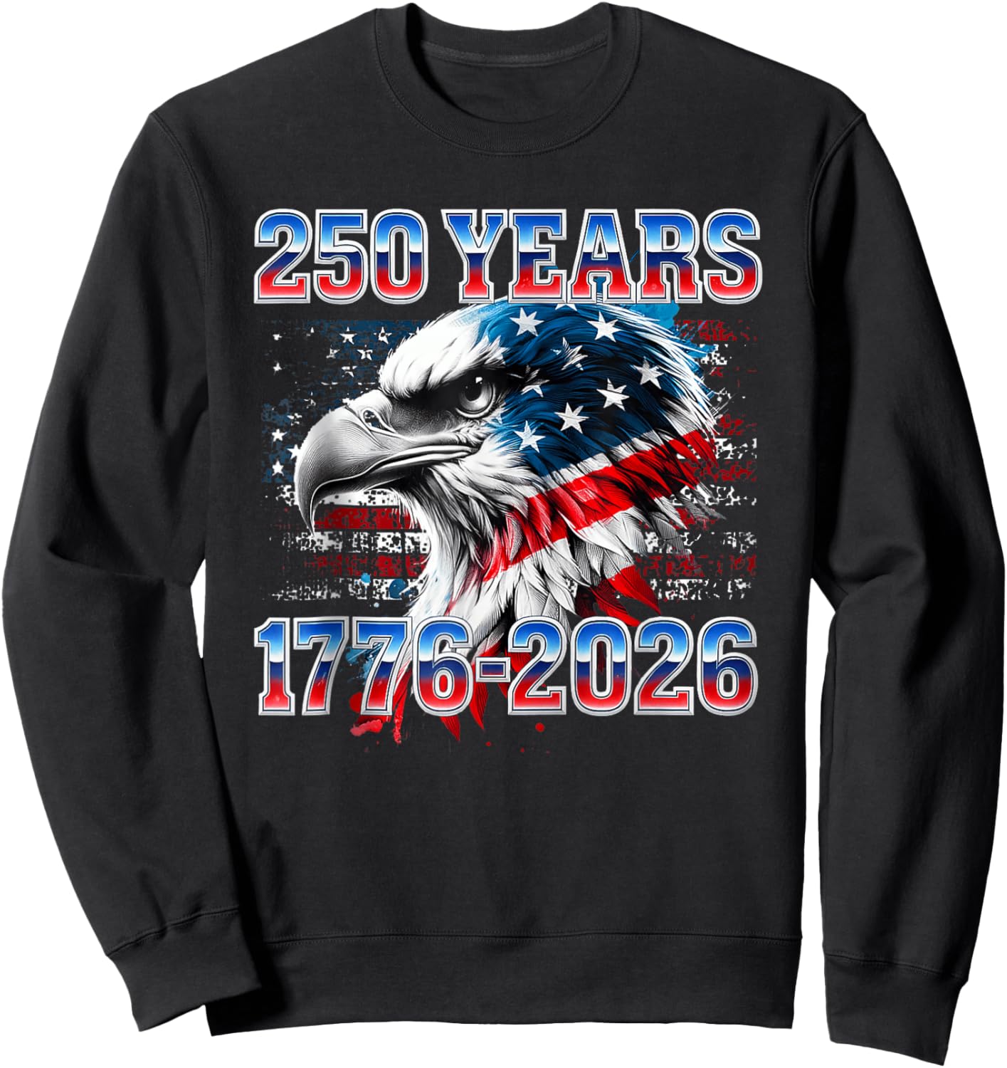 Patriotic Sweatshirt - Sweatshirt | Black