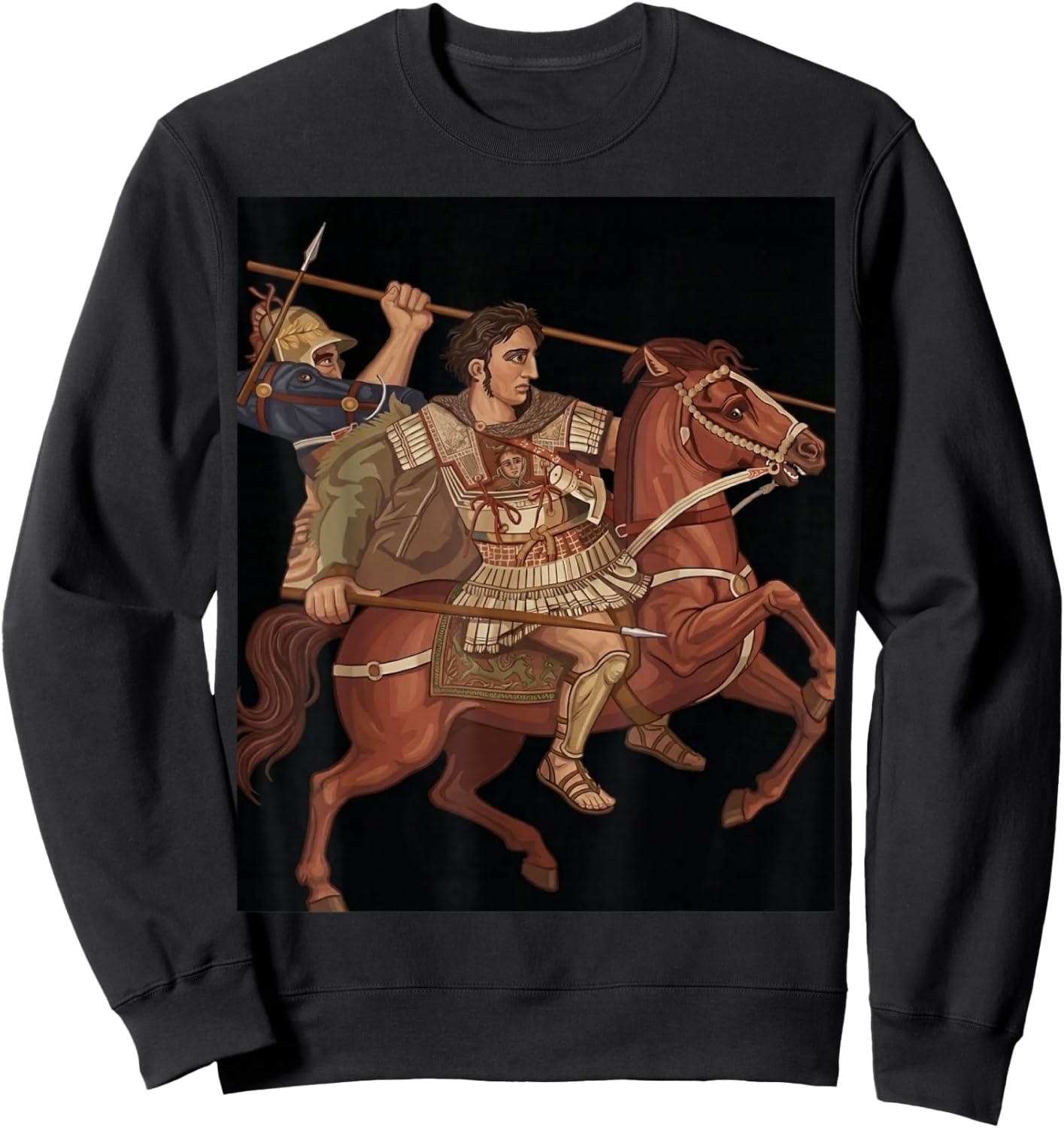 Alexander The Great, King of Macedon Sweatshirt - Sweatshirt | Black