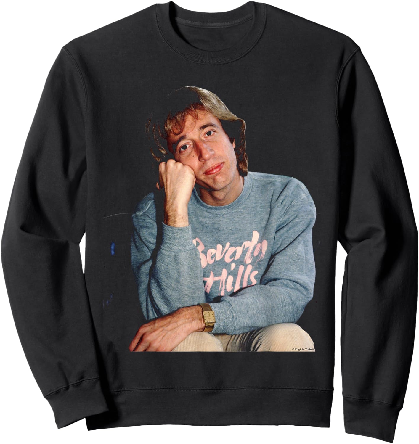 The Bee Gees Robin Gibb by Virginia Turbett Sweatshirt - Sweatshirt | Black