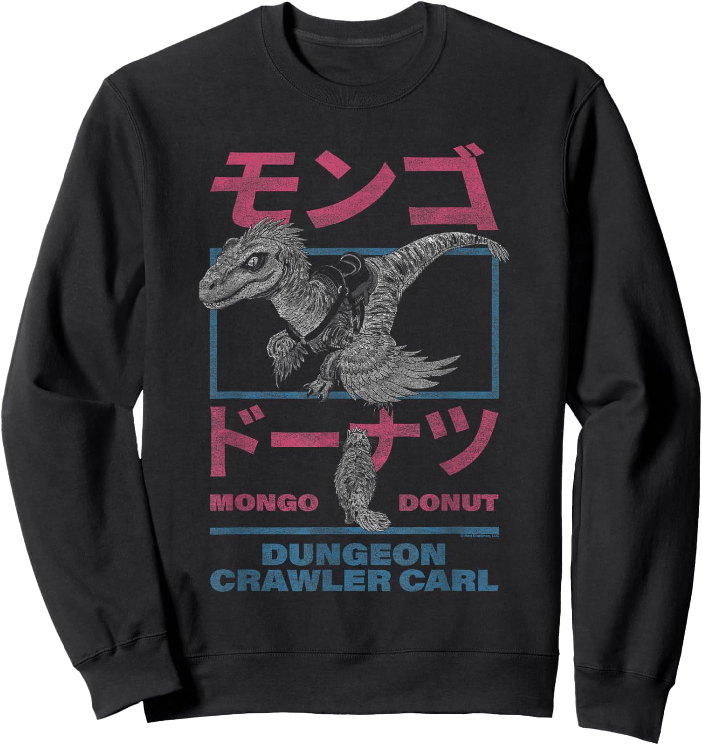 DCC Mongo and Donut Face-Off with Kanji Gamer Series Book Sweatshirt - Sweatshirt | Black