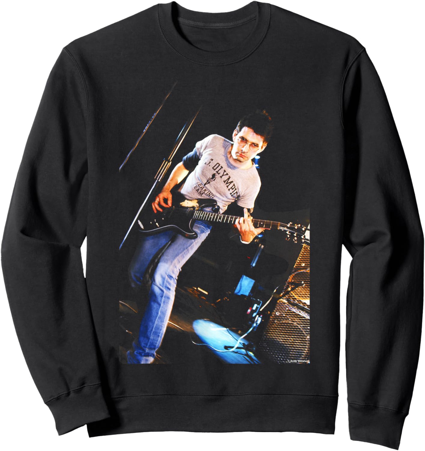 Steve Albini Shellac Chicago Math Rock by Andy Willsher Sweatshirt - Sweatshirt | Black