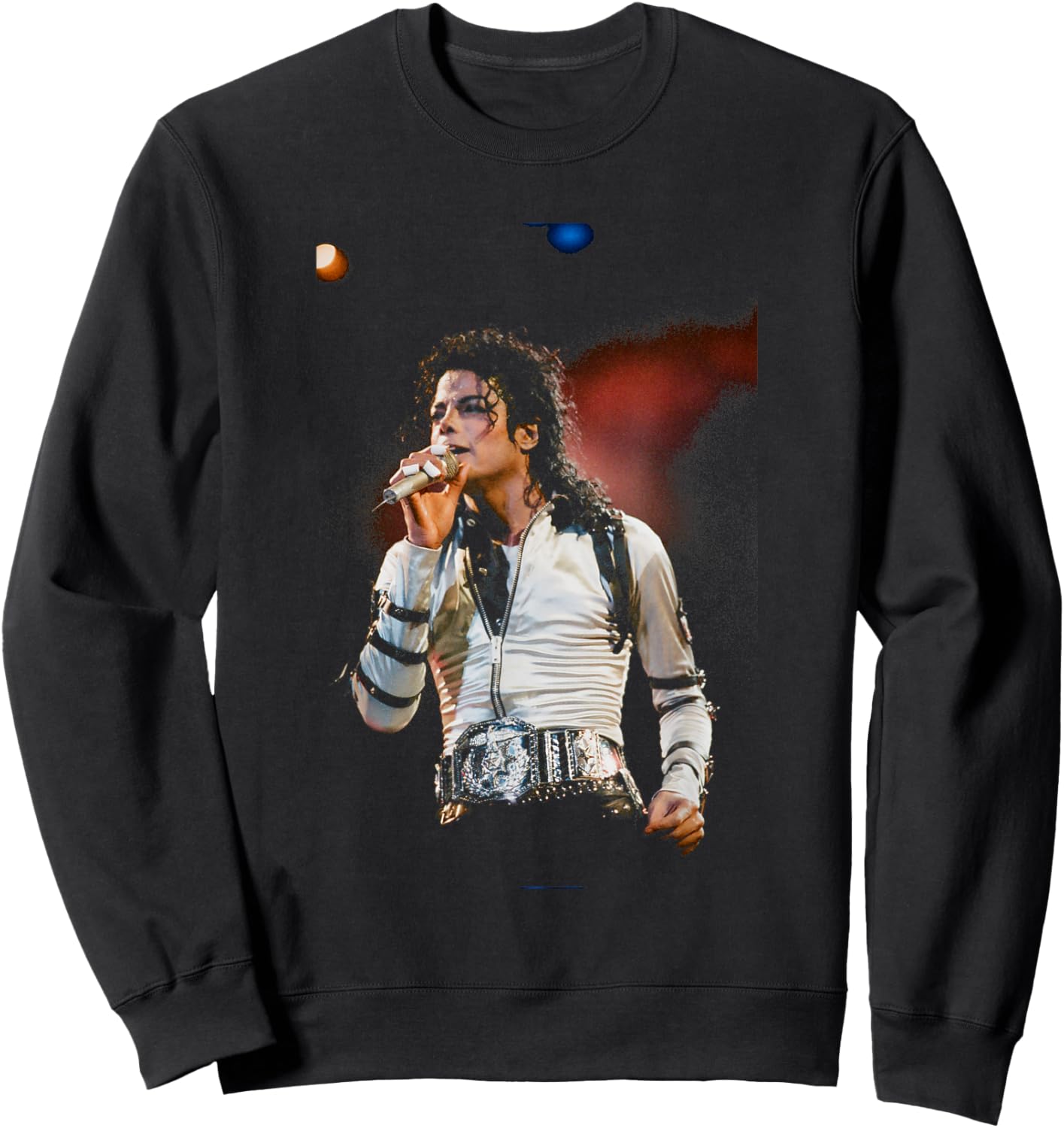 Michael Jackson Sings Live Bad Tour 1988 Sweatshirt - Sweatshirt | Black