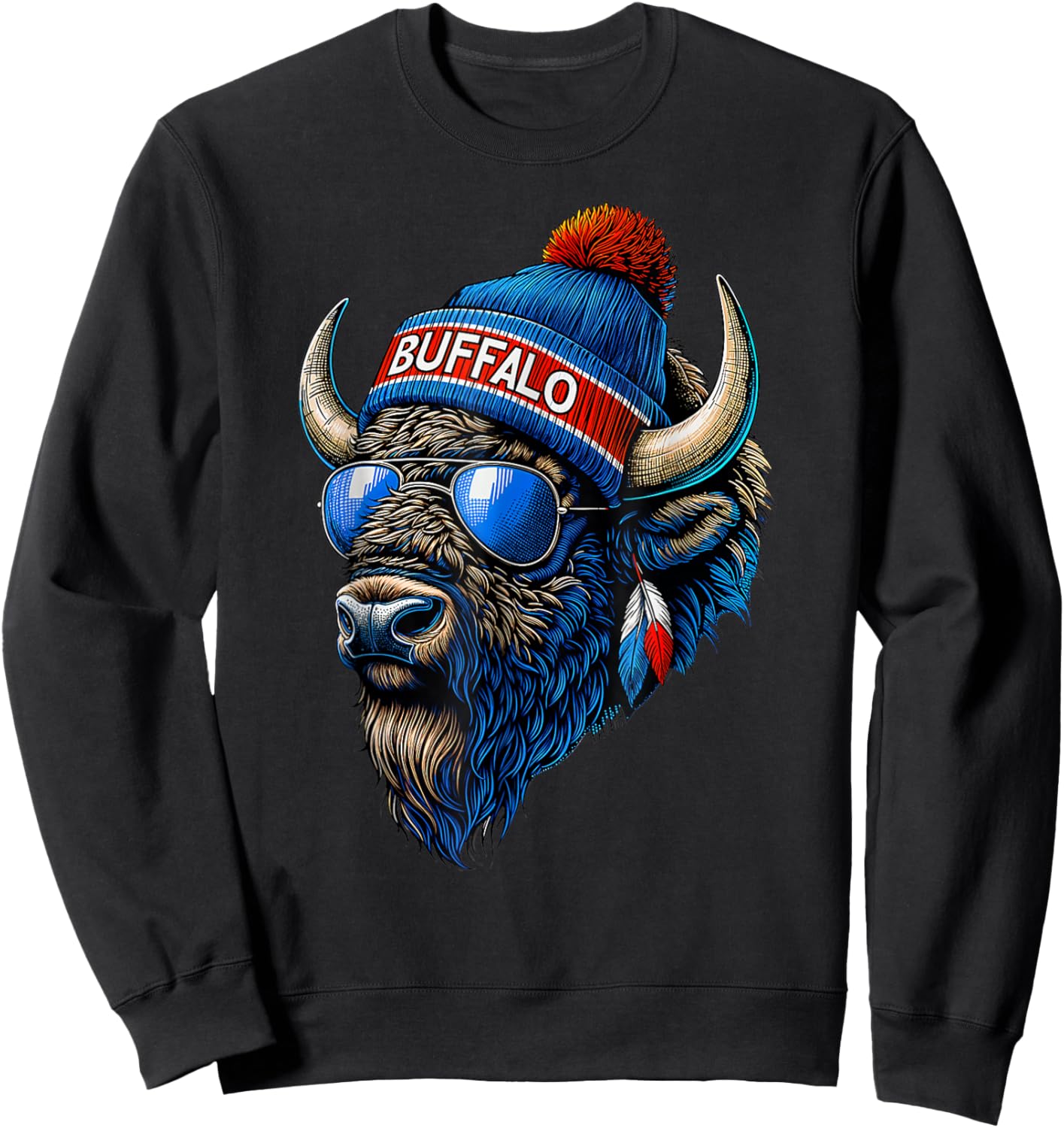 Buffalo Lovers Women Toddler Youth Kids Boys Girls Sweatshirt - Sweatshirt | Black