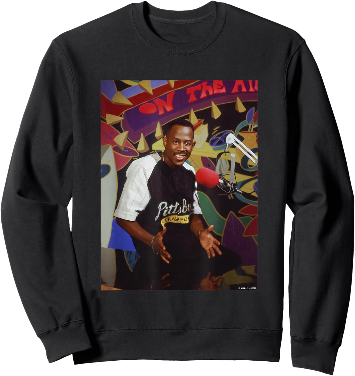 Martin Lawrence The Martin Show Actor by Michael Grecco Sweatshirt - Sweatshirt | Black