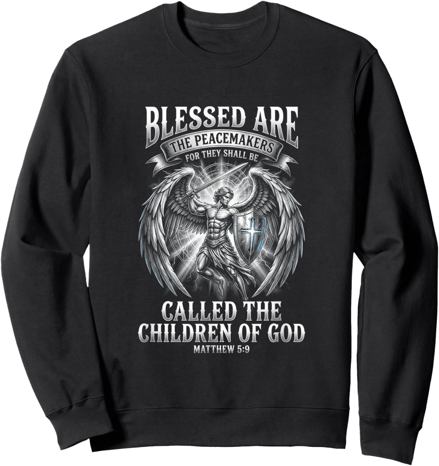 Blessed are The Peacemakers Sweatshirt - Sweatshirt | Black
