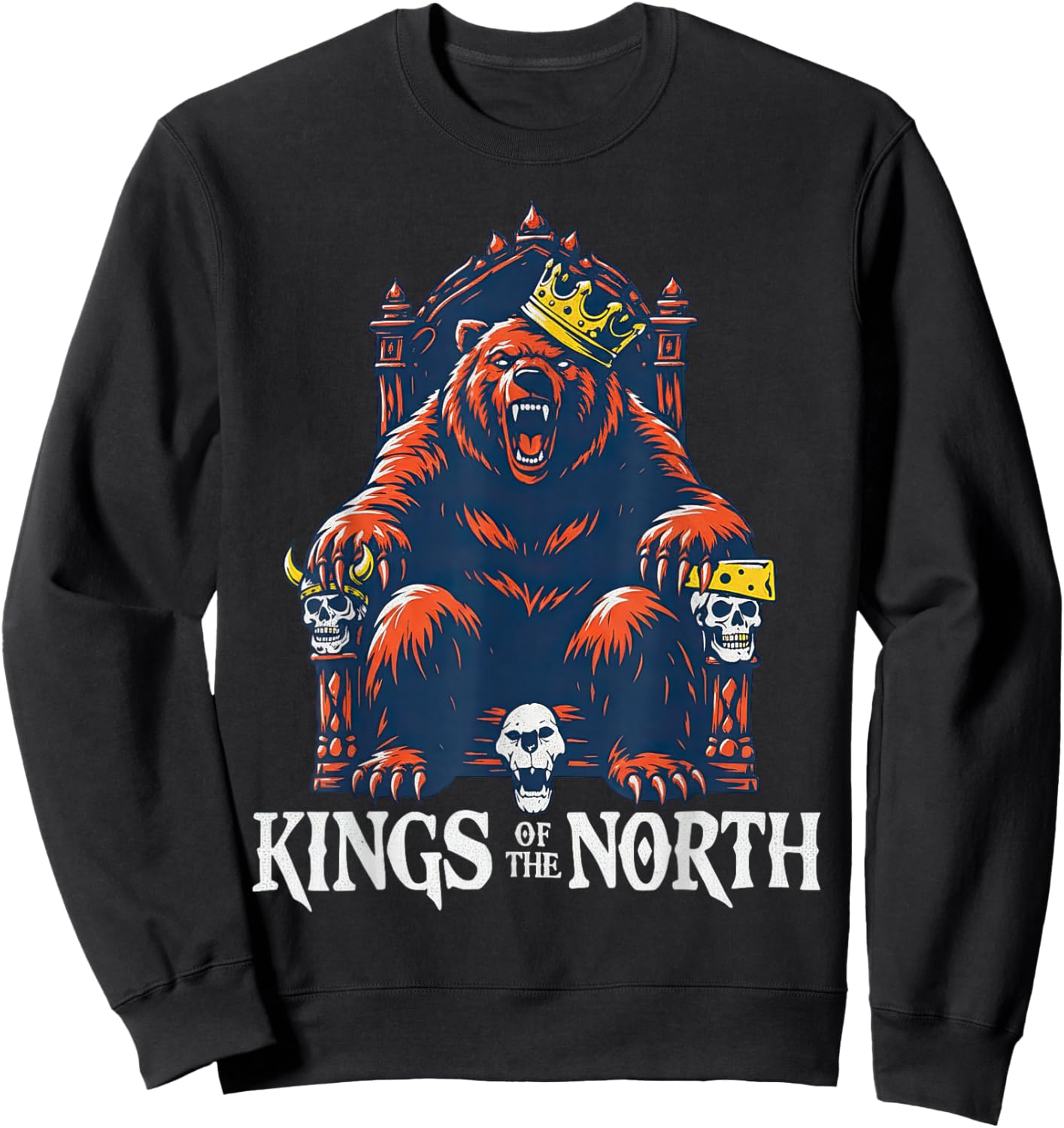 Kings of The North Bear Sweatshirt - Sweatshirt | Black