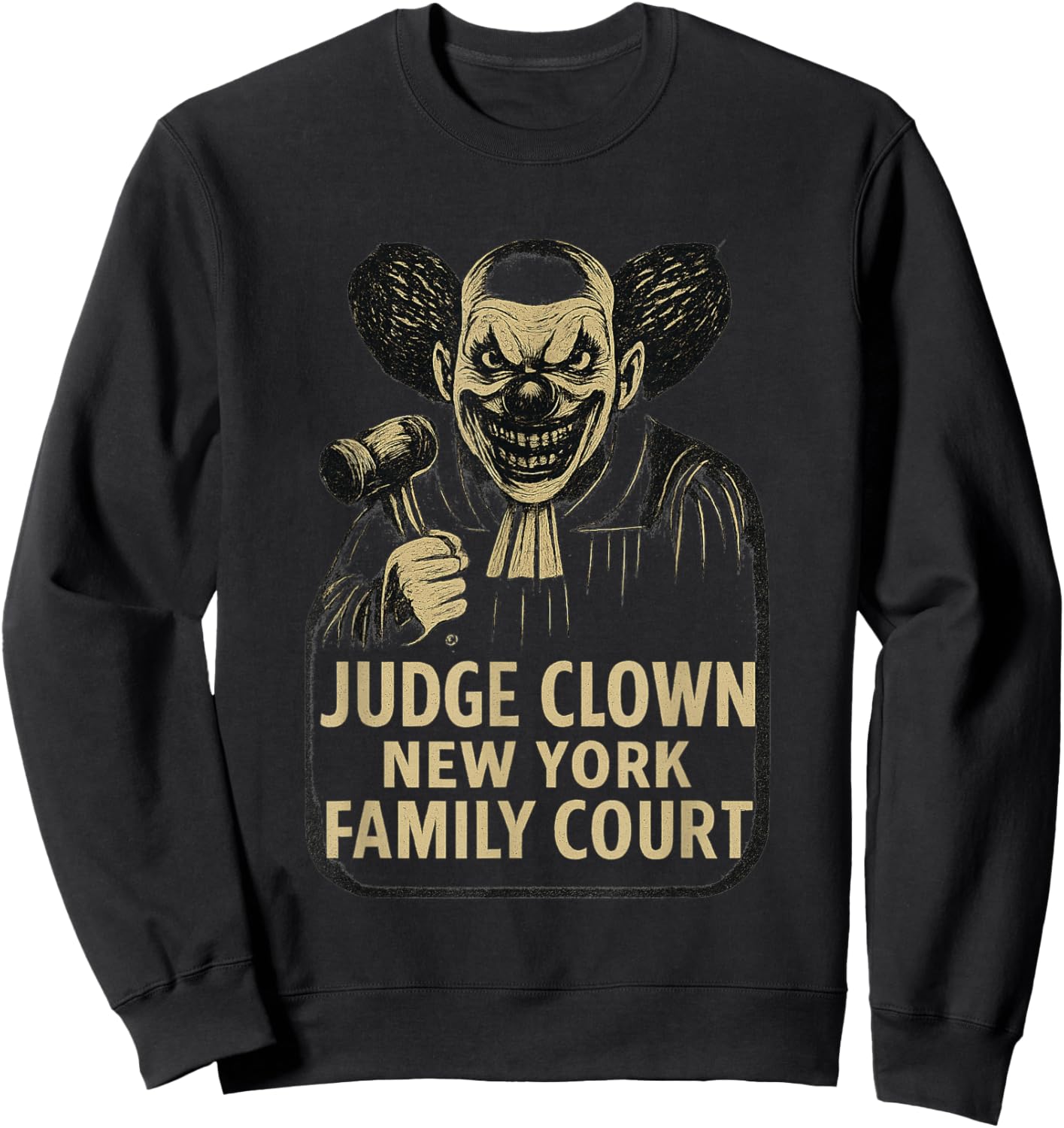 Judge Clown Sweatshirt - Sweatshirt | Black