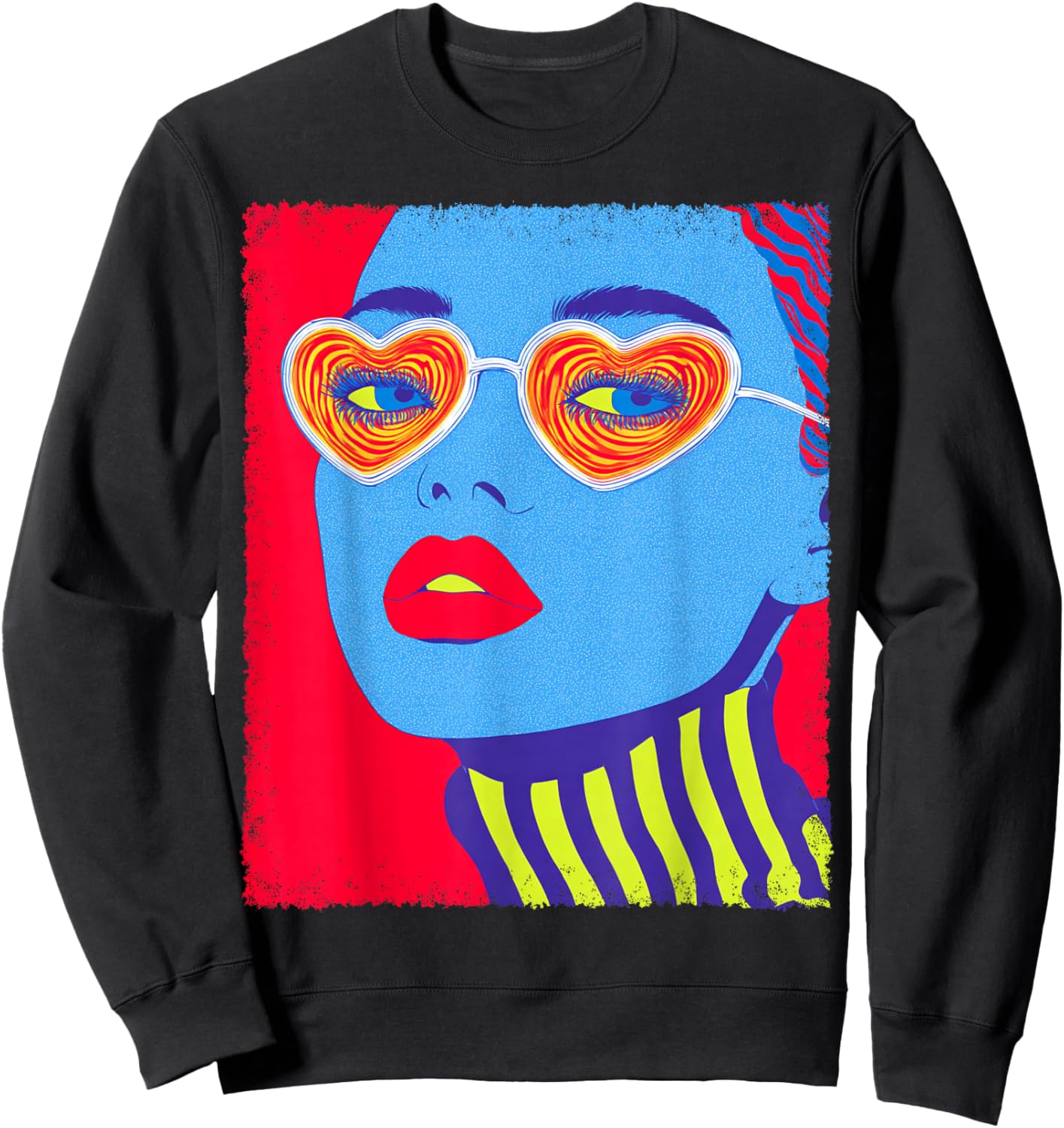 Women's Pop Art Sweatshirt - Sweatshirt | Black