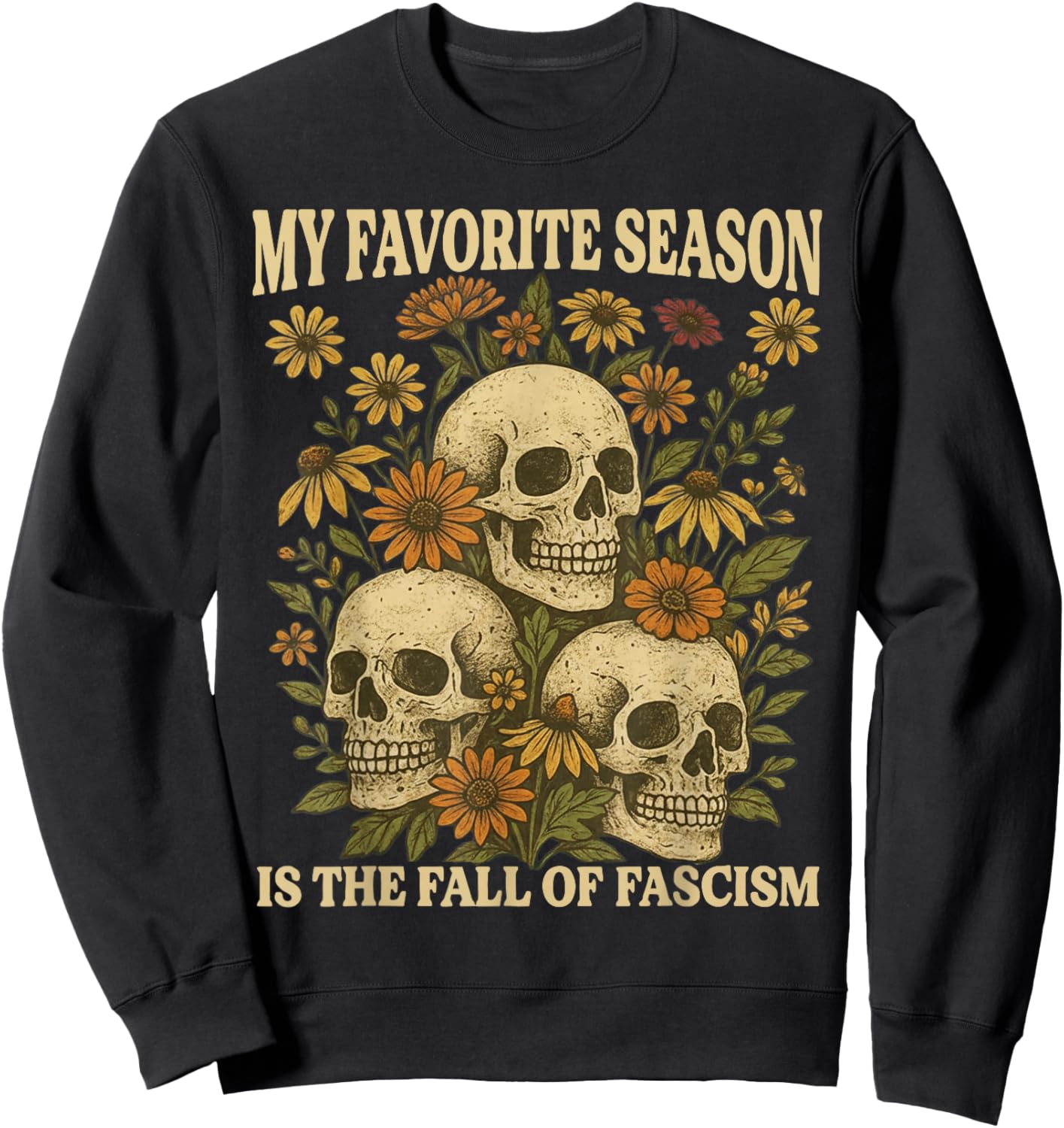 Retro Halloween Sweatshirt - Sweatshirt | Black