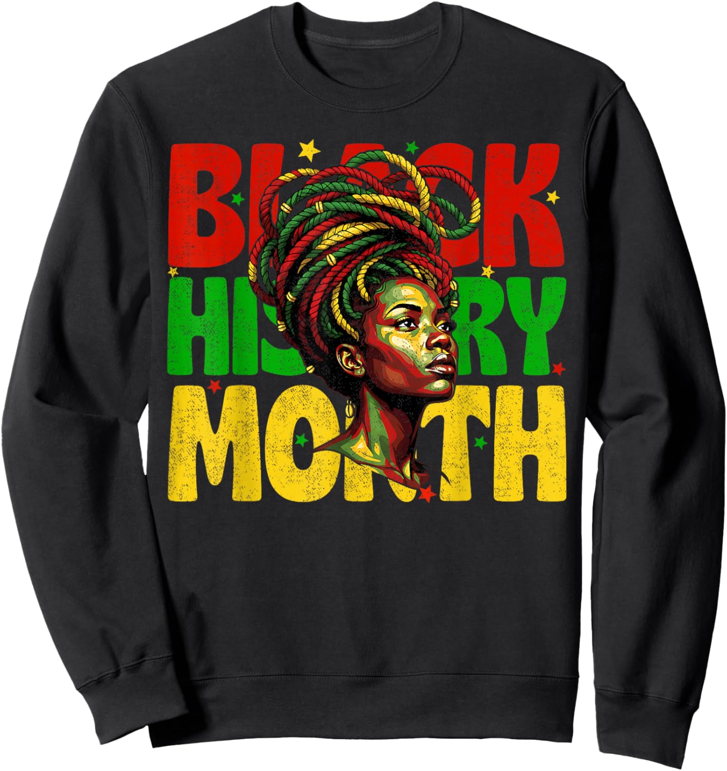 I Am Black History Girls History Month Juneteenth Sweatshirt - Sweatshirt | Black