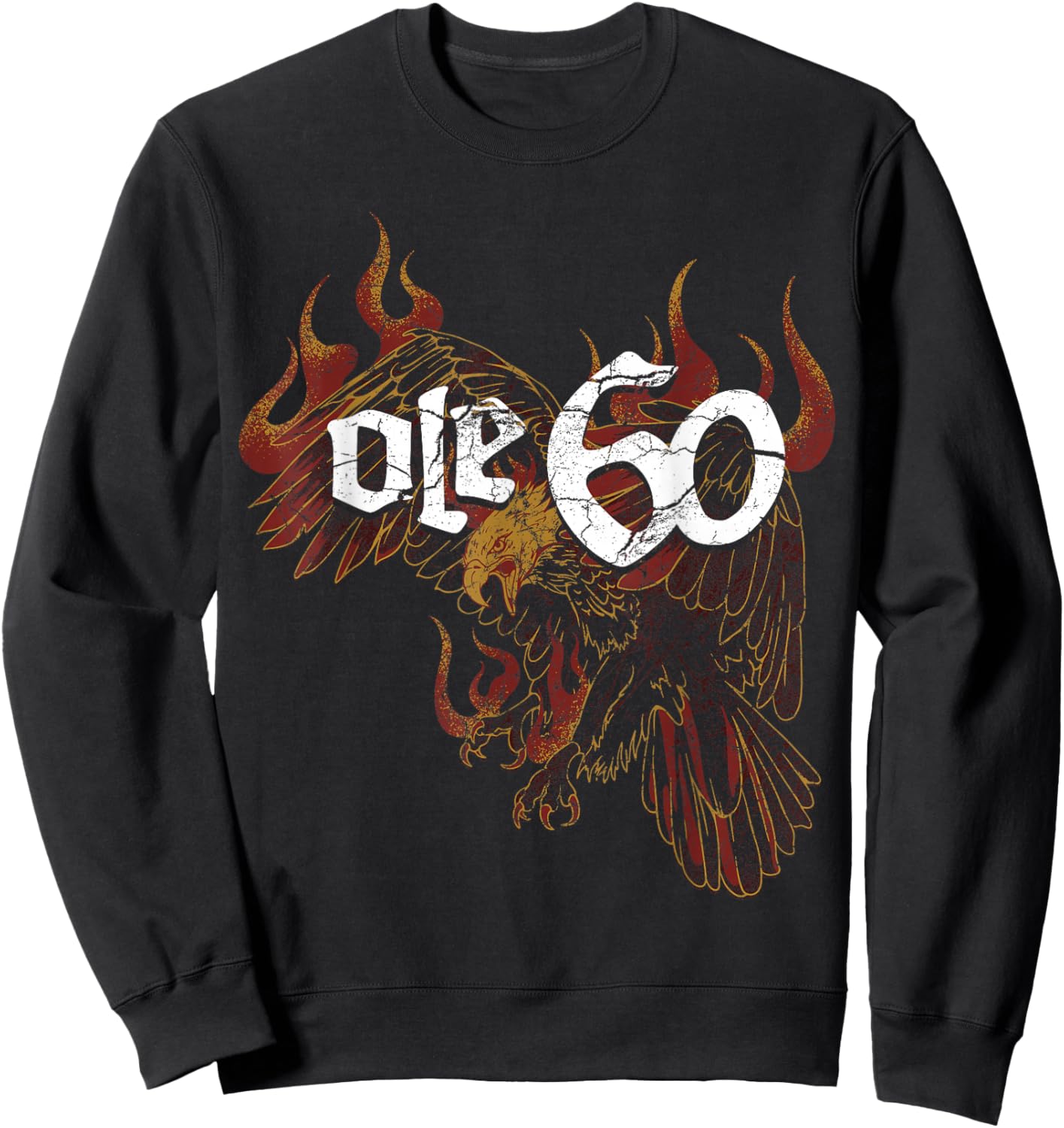 Ole 60 Eagle Graphic Sweatshirt - Sweatshirt | Black