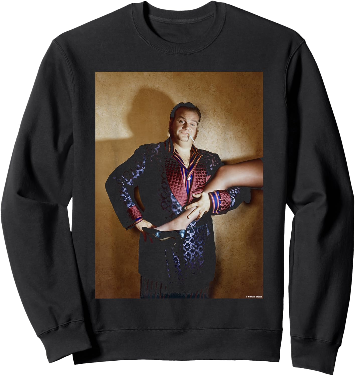 Comedian SNL Actor Chris Farley by Michael Grecco Sweatshirt - Sweatshirt | Black