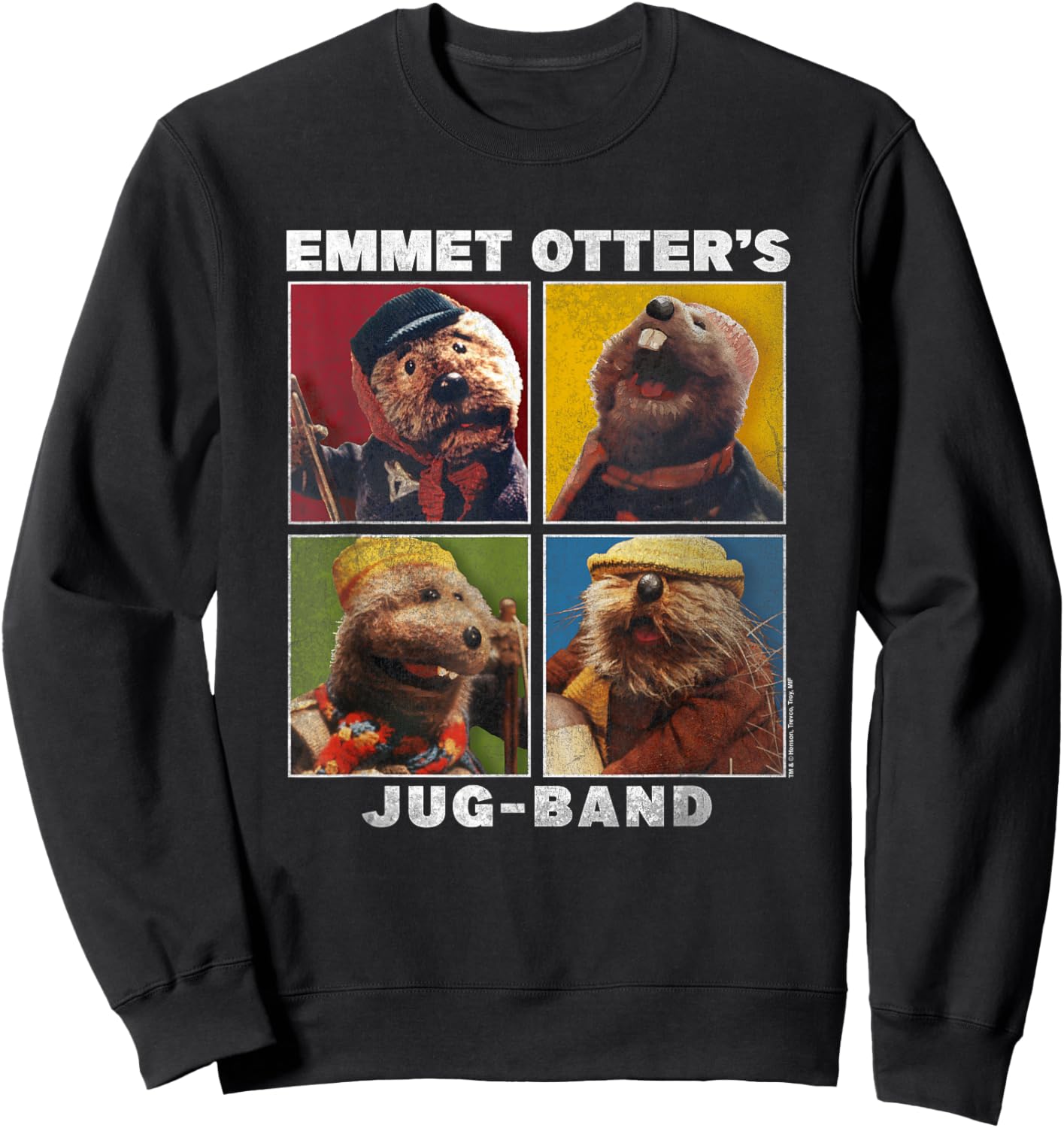 Emmet Otter Jug-Band Squared Sweatshirt - Sweatshirt | Black