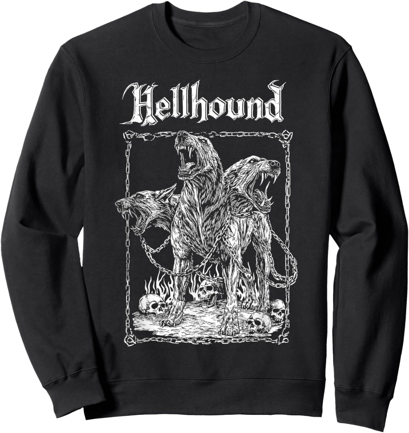 Hell Hound Cerberus Underworld Dog Hades Alternative Sweatshirt - Sweatshirt | Black