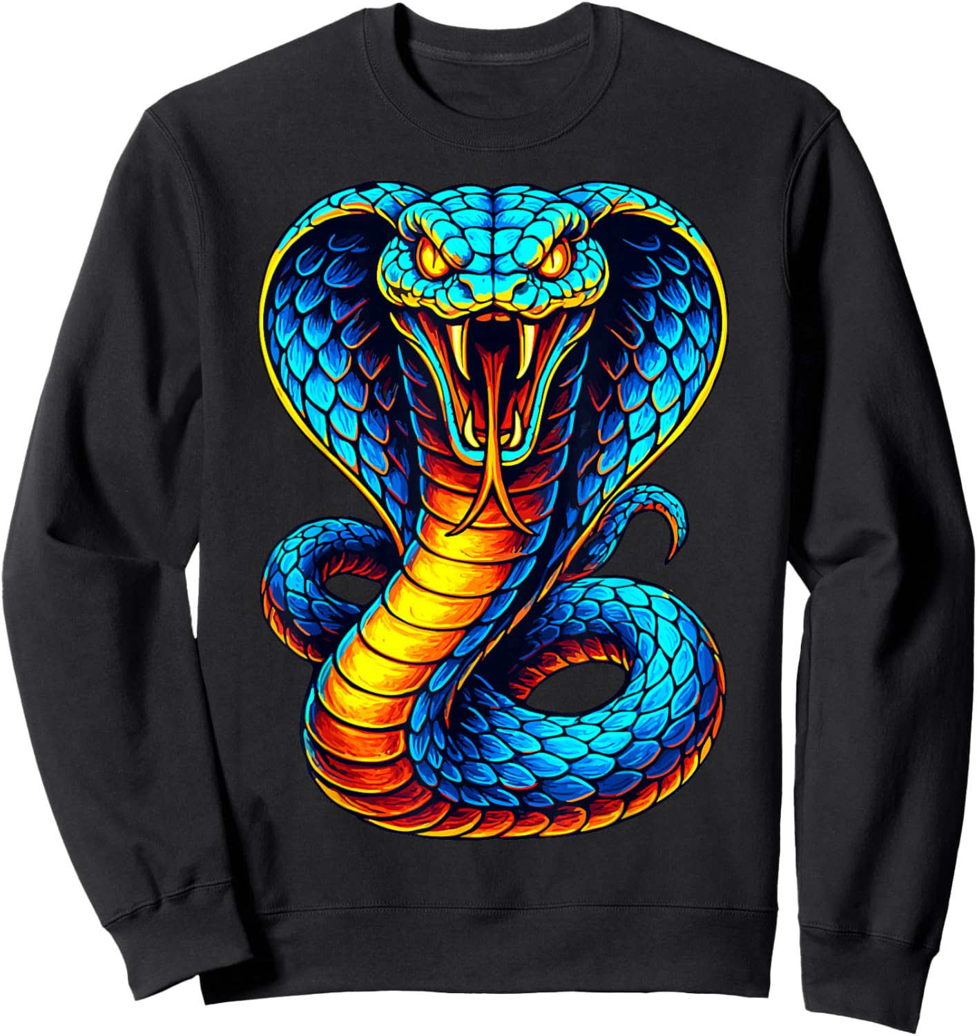 Snake Lover Cobra Sweatshirt - Sweatshirt | Black