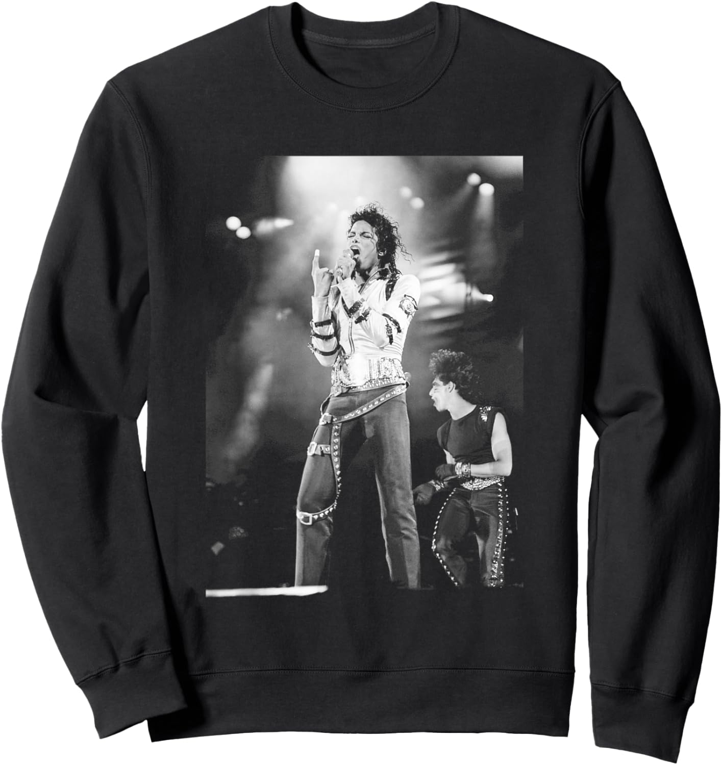Michael Jackson Live at Aintree Bad Tour 1988 Sweatshirt - Sweatshirt | Black