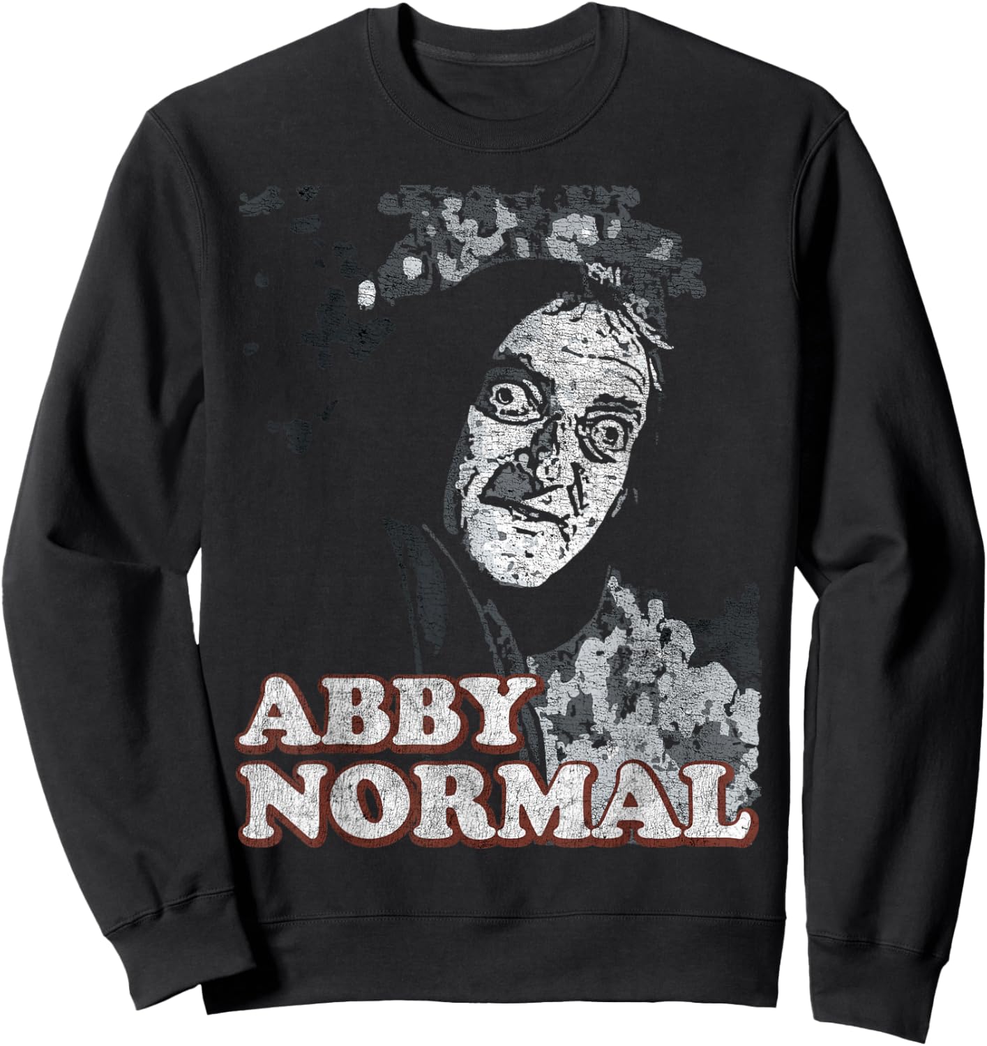 Abby Normal Brain Funny Halloween Sweatshirt - Sweatshirt | Black
