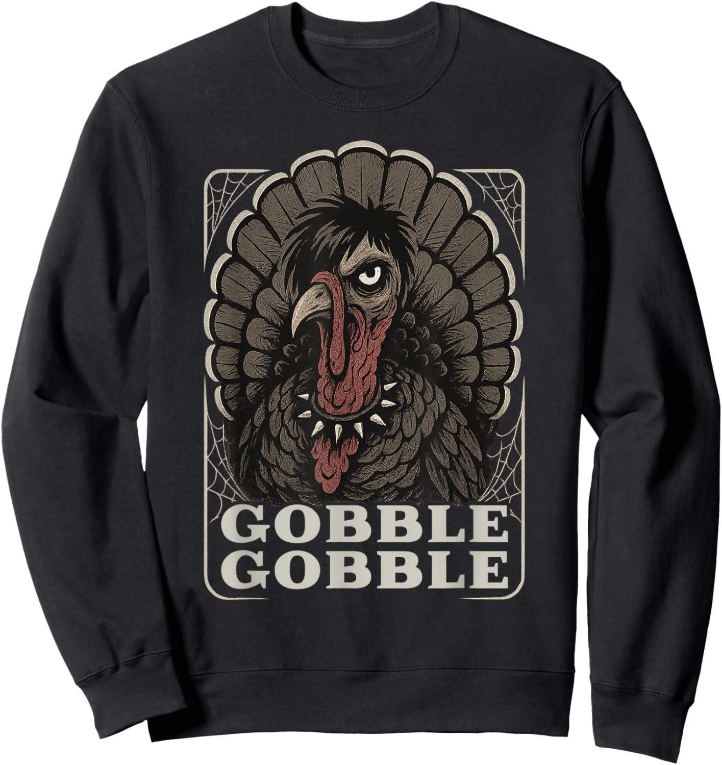 Goth Thanksgiving Emo Thanksgiving Gothic Men Women Sweatshirt - Sweatshirt | Black