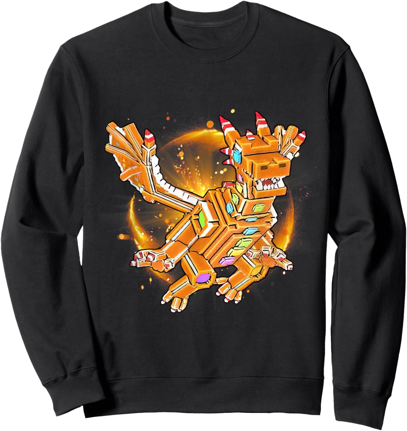 Dragon Gingerini for Boys Kids Teens Sweatshirt - Sweatshirt | Black