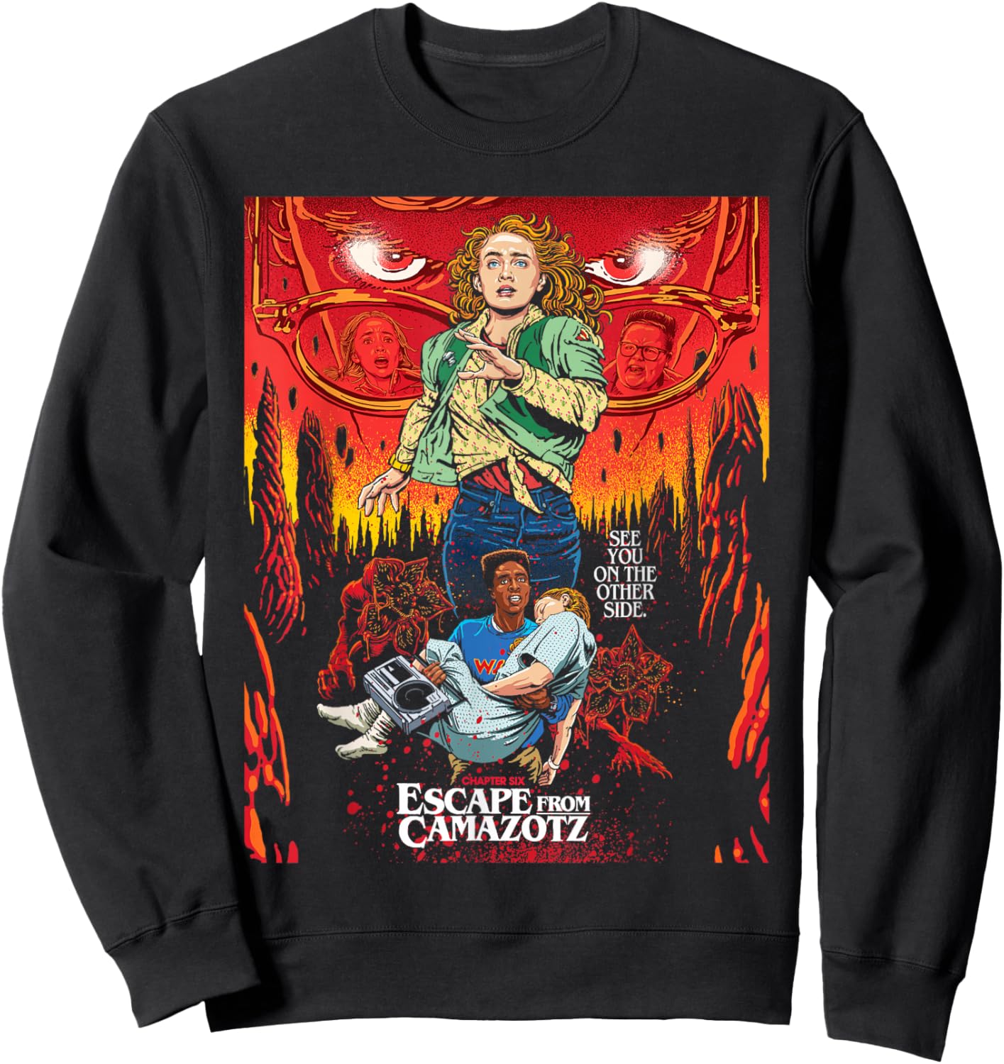 Stranger Things Season 5 x Butcher Billy Escape Camazotz Sweatshirt - Sweatshirt | Black