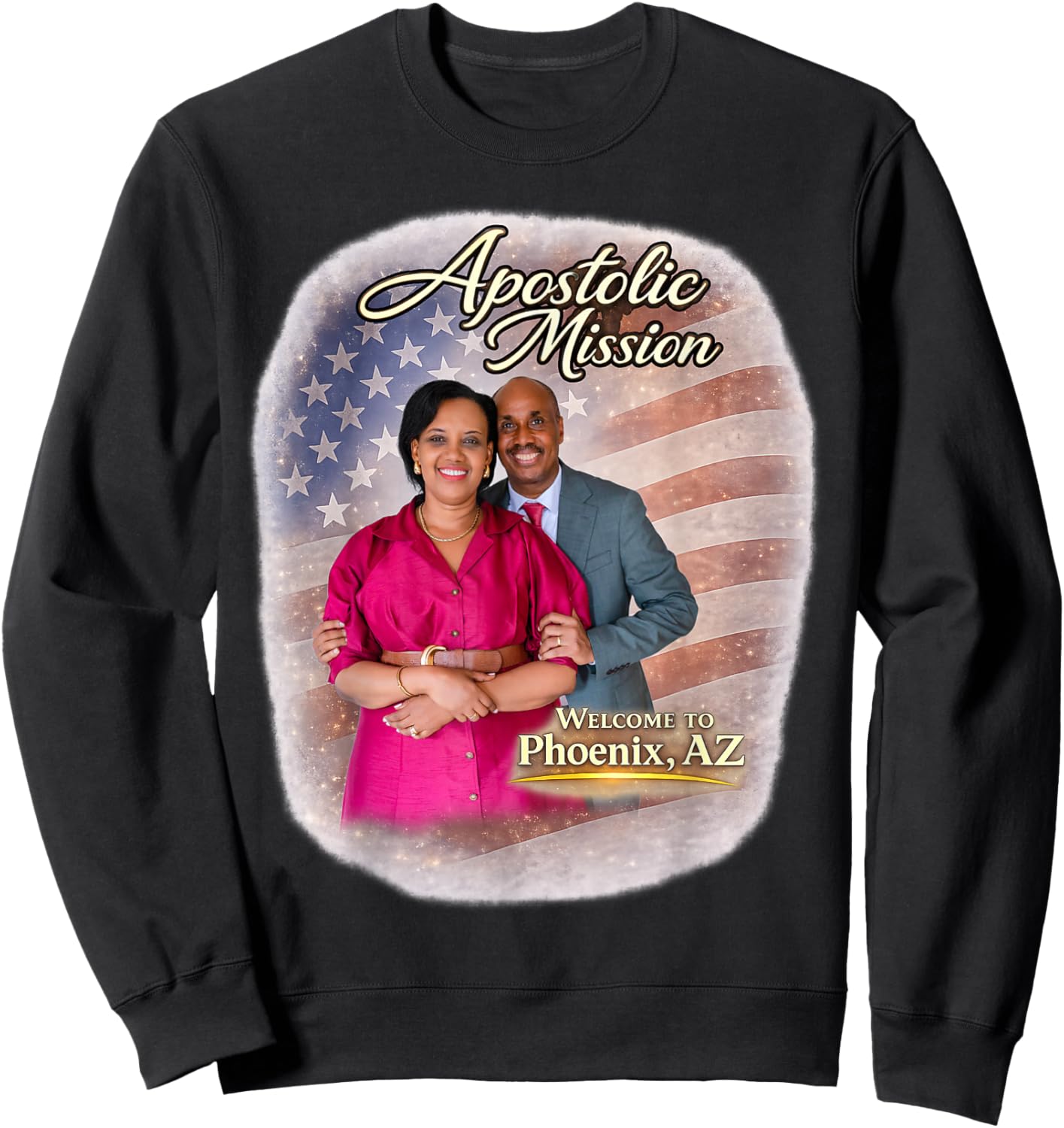 Apostolic Mission Welcome to Phoenix AZ Sweatshirt - Sweatshirt | Black