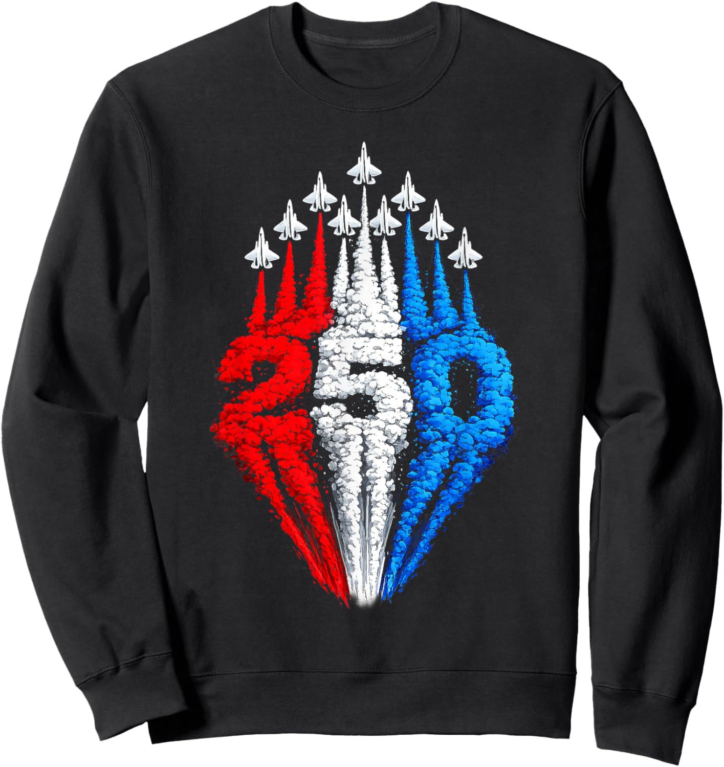 250 Years American 1776 2026 250th USA Patriotic 4th of July Sweatshirt - Sweatshirt | Black