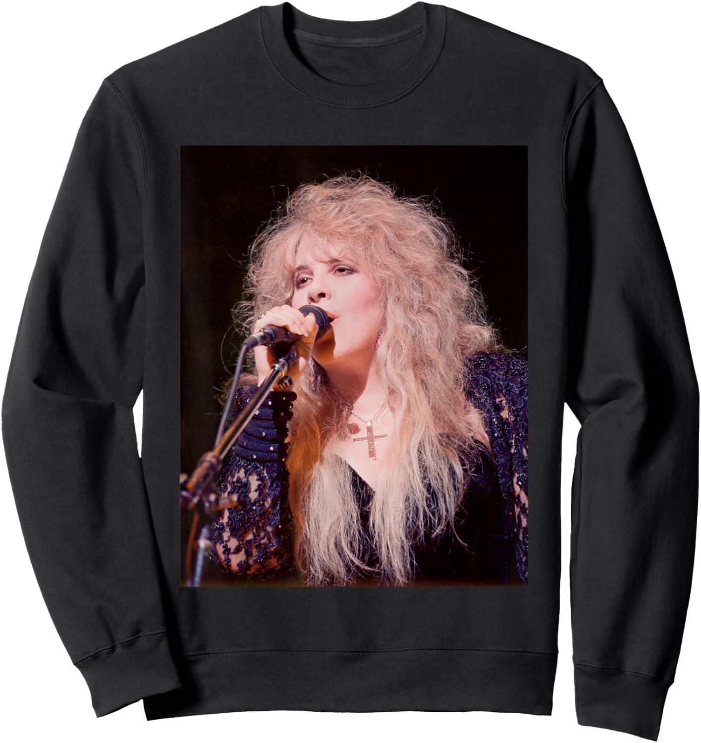 Fleetwood Mac Singer Stevie Nicks Dreams Live 1990 Sweatshirt - Sweatshirt | Black