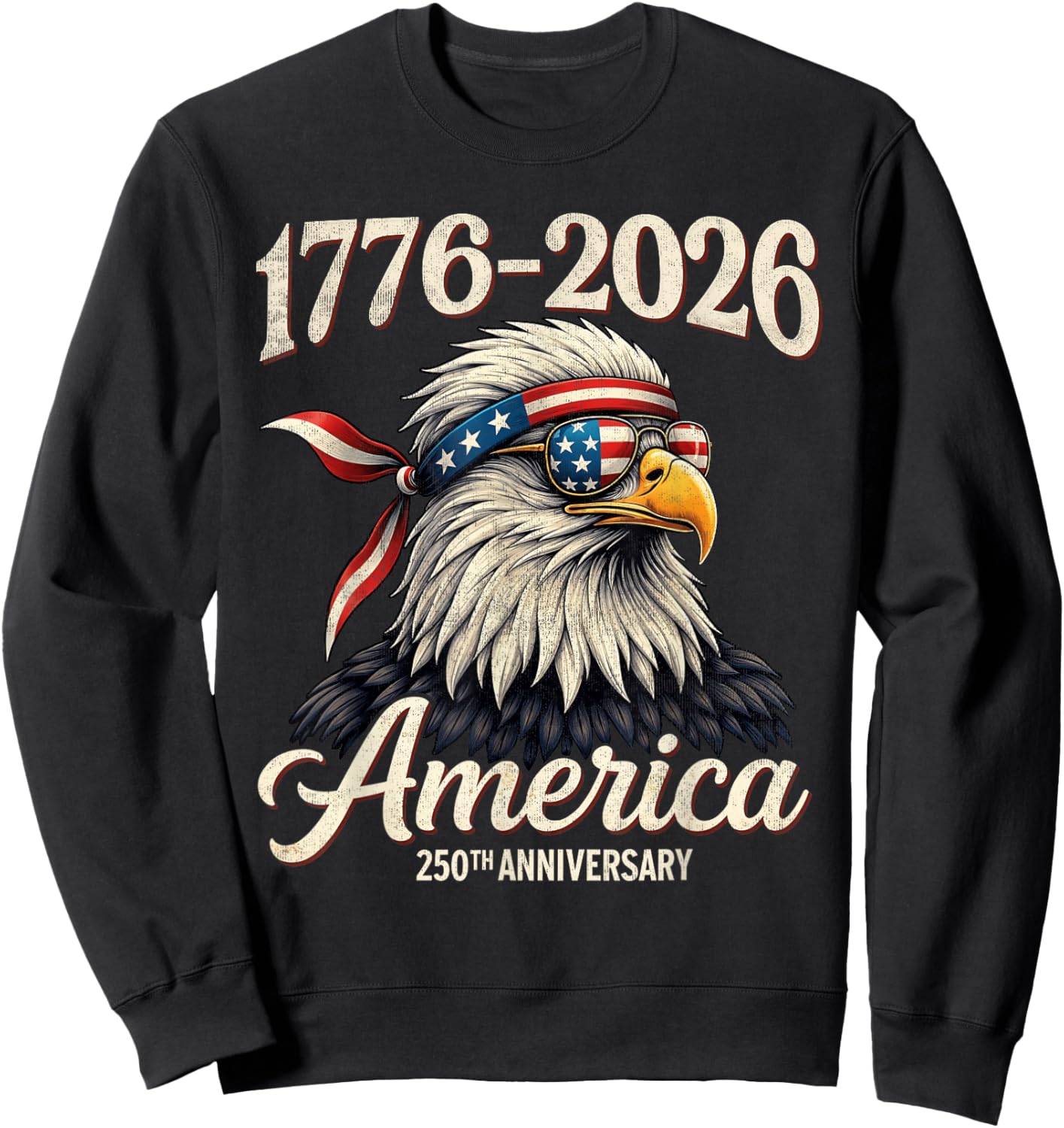 250 Years of Freedom We The People America Sweatshirt - Sweatshirt | Black