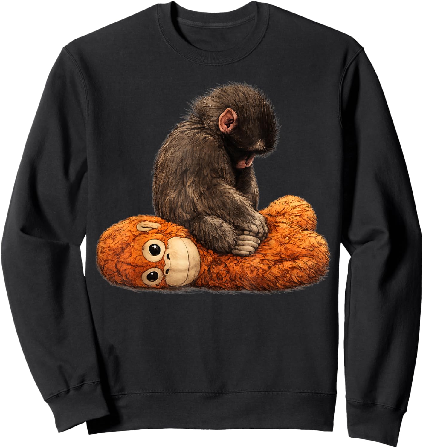 Baby Monkey Punch Sweatshirt - Sweatshirt | Black