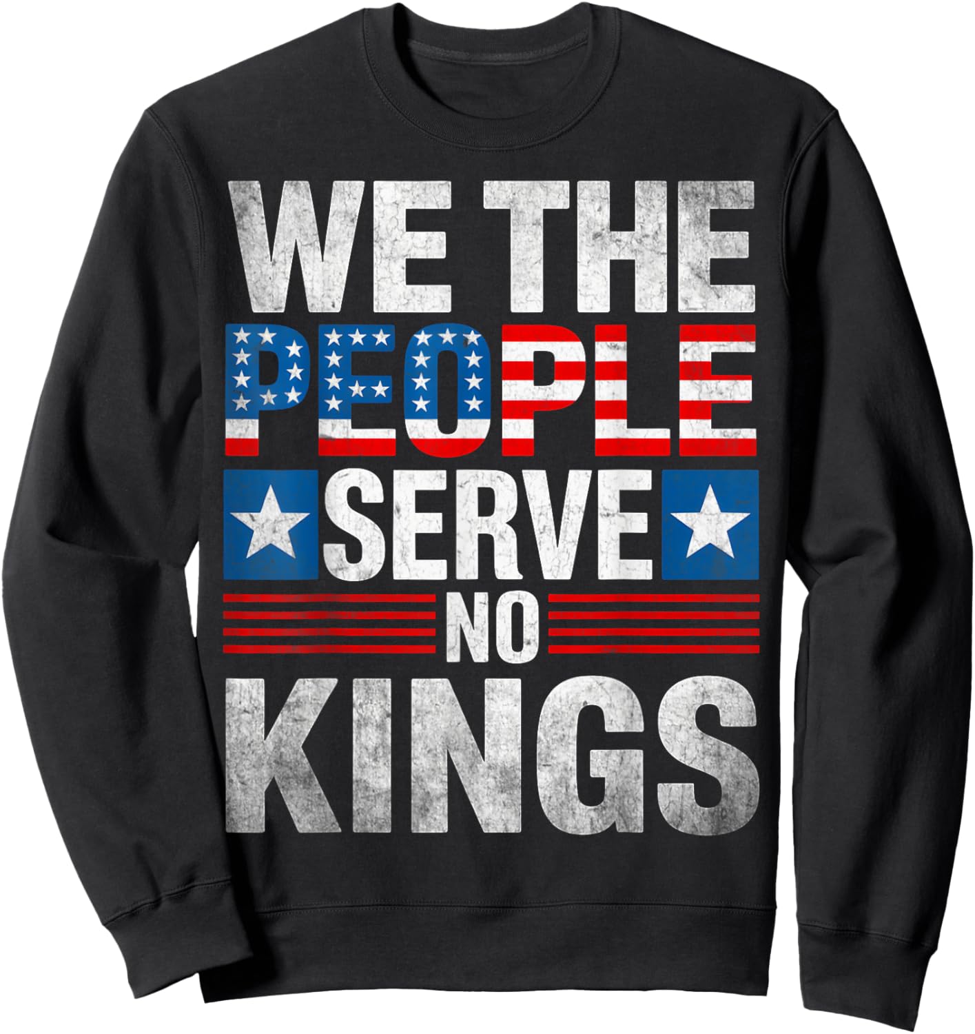 No King Patriotic Freedom Shirt Women Gifts Sweatshirt - Sweatshirt | Black