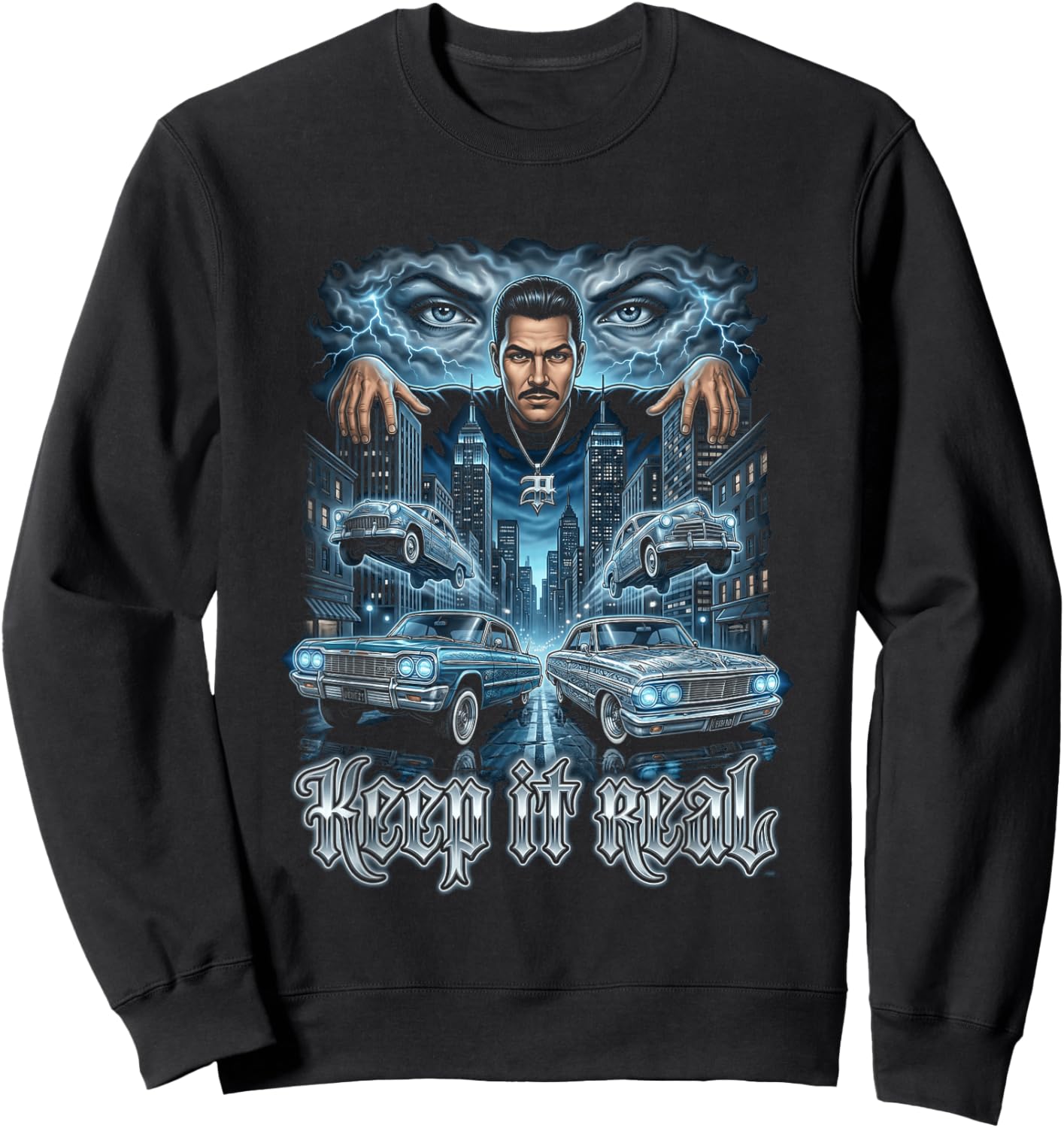 Car Urban Street Style Sweatshirt - Sweatshirt | Black