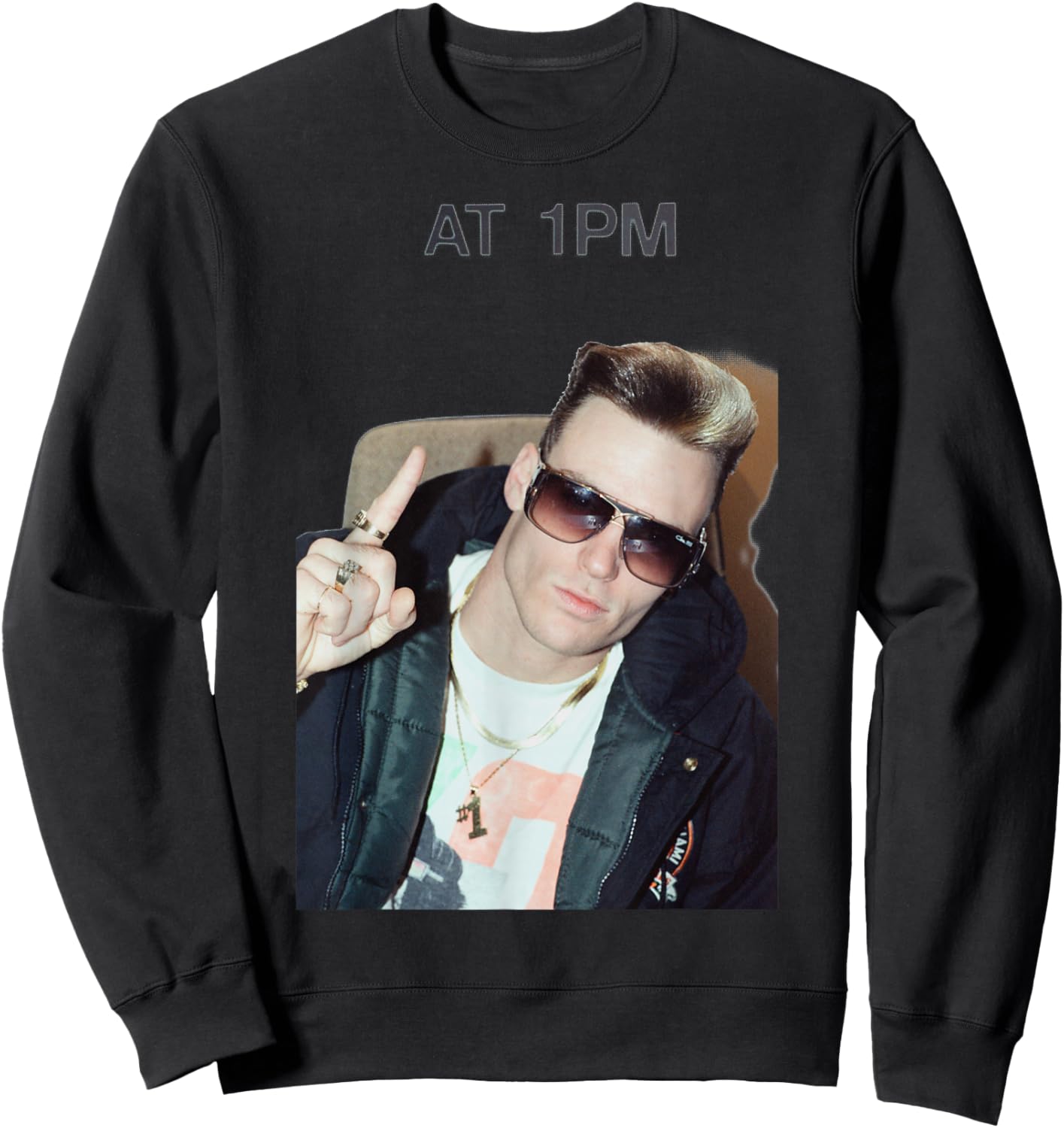 Vanilla Ice Rapper at Tower Records London 1990 Sweatshirt - Sweatshirt | Black