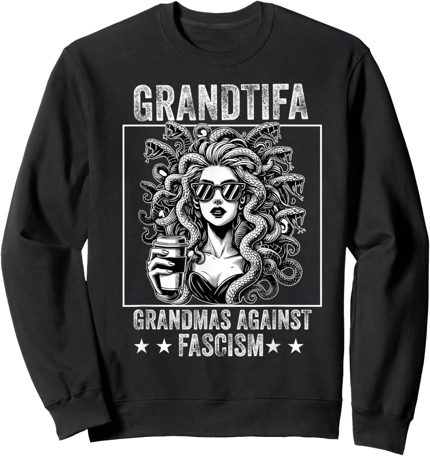 Protest Medusa Feminist Sweatshirt - Sweatshirt | Black
