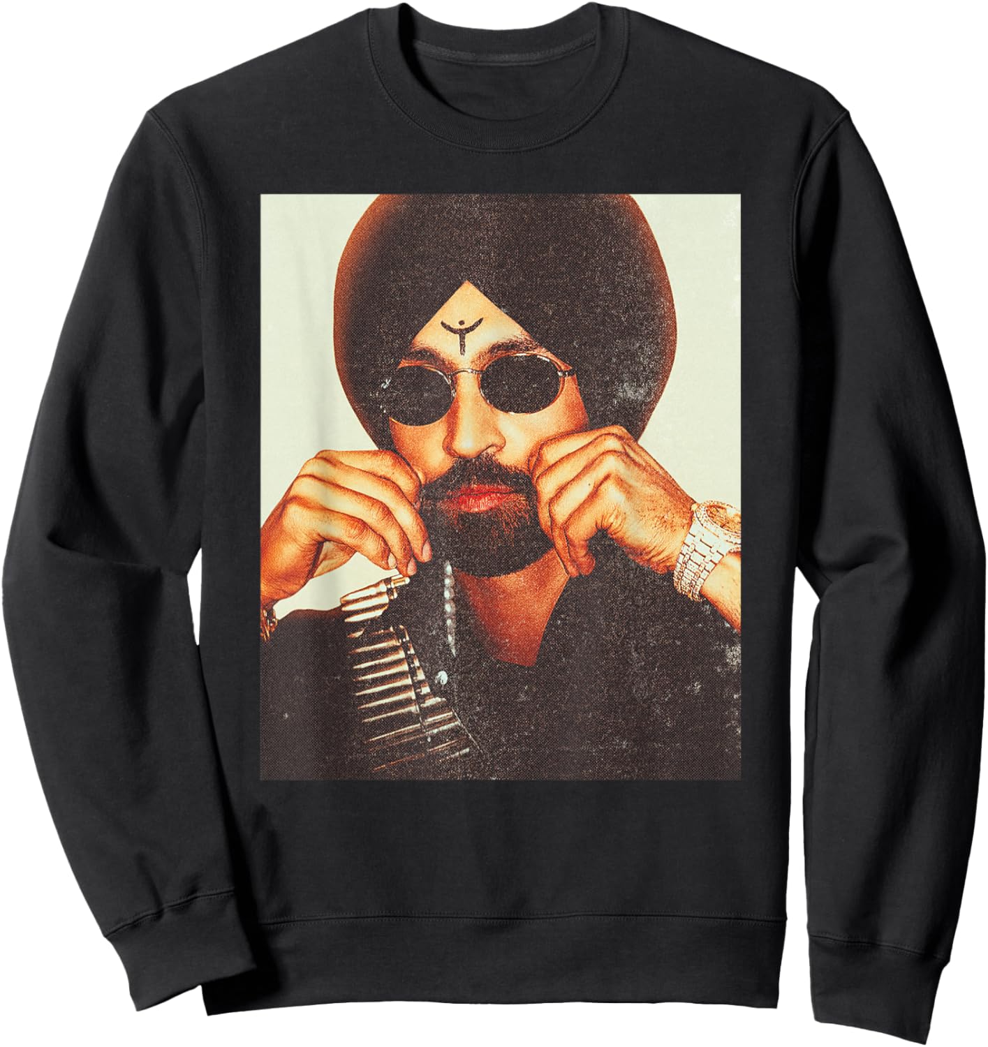 Aura | Diljit Dosanjh 2026 - Tour Sweatshirt - Sweatshirt | Black