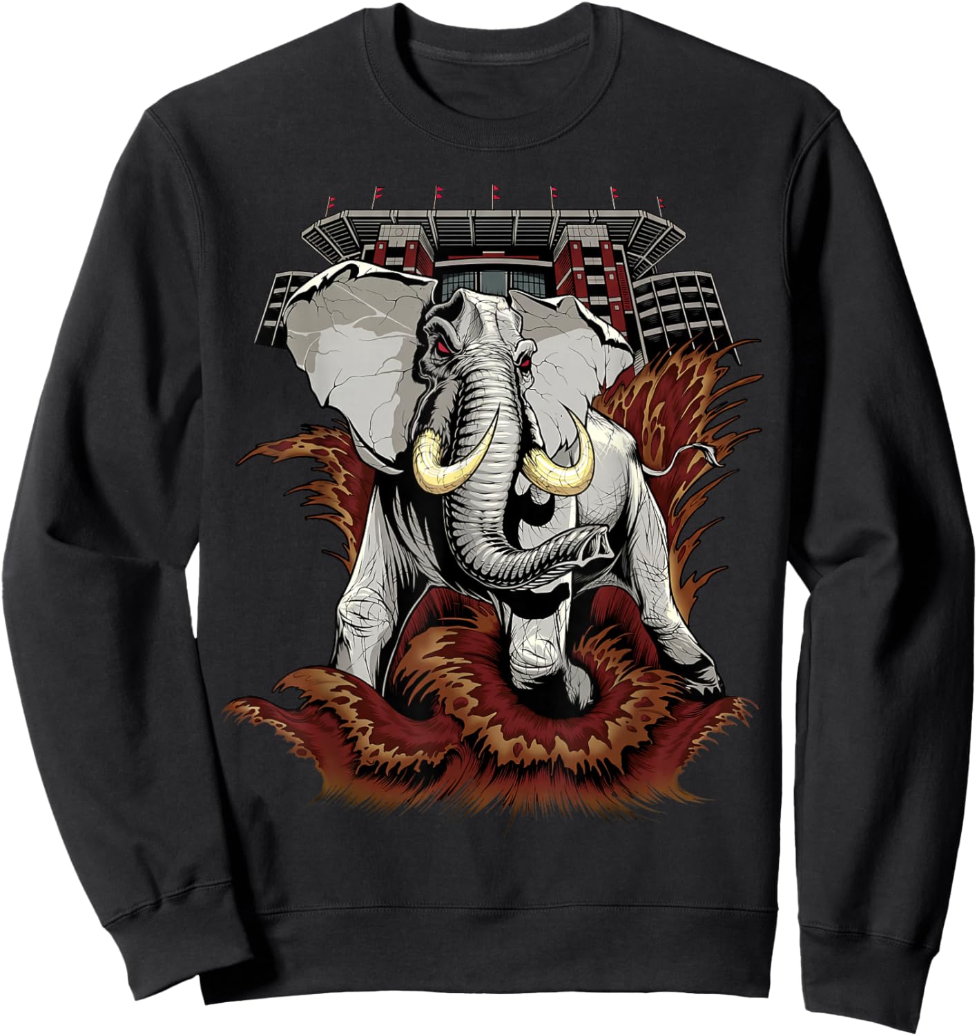 Alabama AL Vintage Sports Lover Men Women Kids Gifts Sweatshirt - Sweatshirt | Black