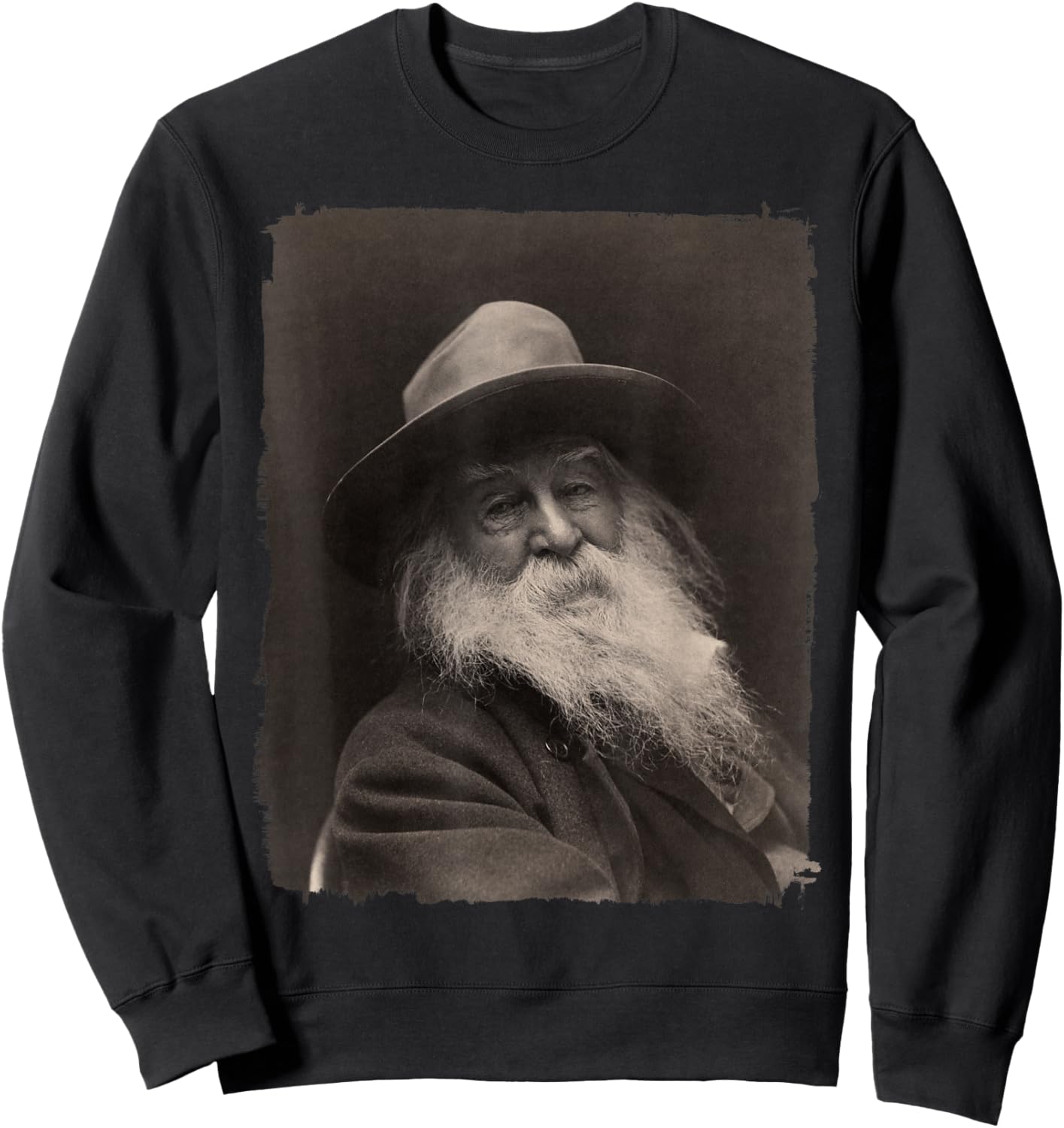 Walt Whitman, The Great American Poet Sweatshirt - Sweatshirt | Black