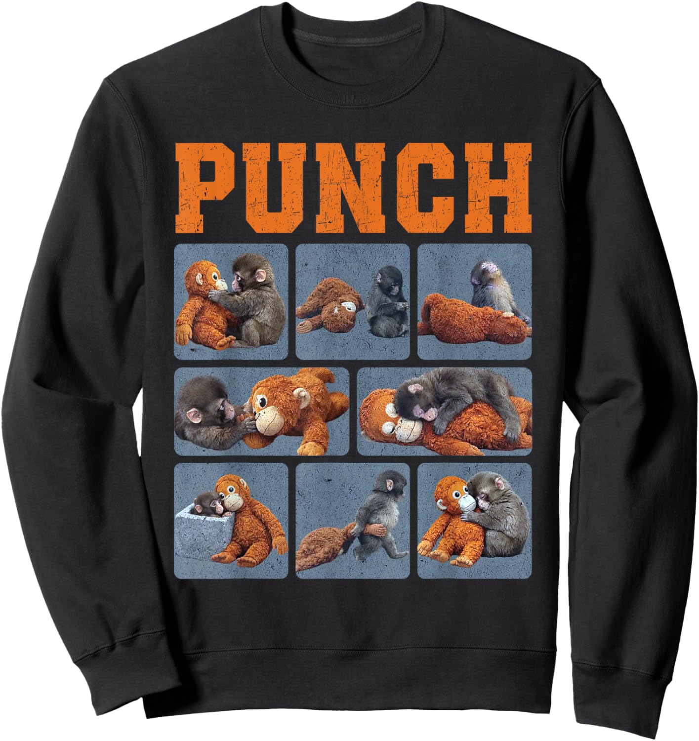 Punch Monkey Sweatshirt - Sweatshirt | Black
