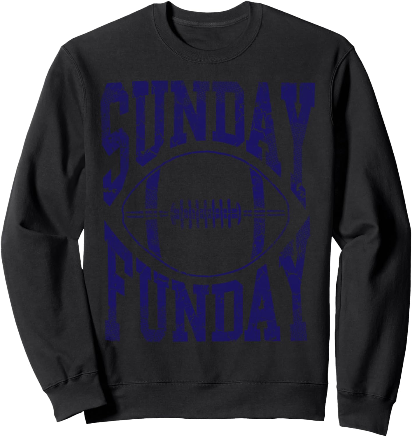 Sunday Funday Football Men Women Kids Boys Sweatshirt - Sweatshirt | Black