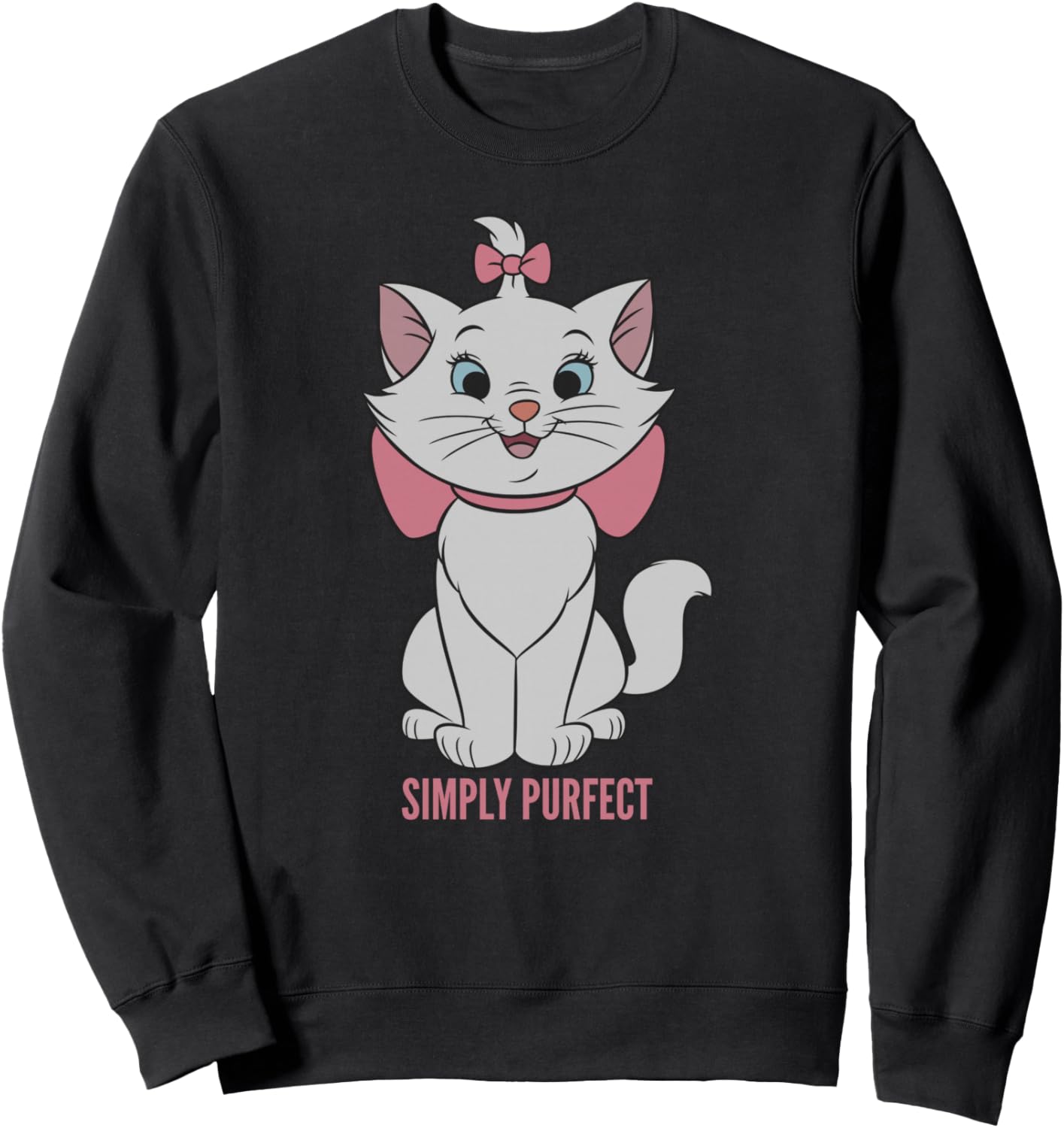Disney The Aristocats Marie Is Simply Purrfect Coquette Pose Sweatshirt - Sweatshirt | Black