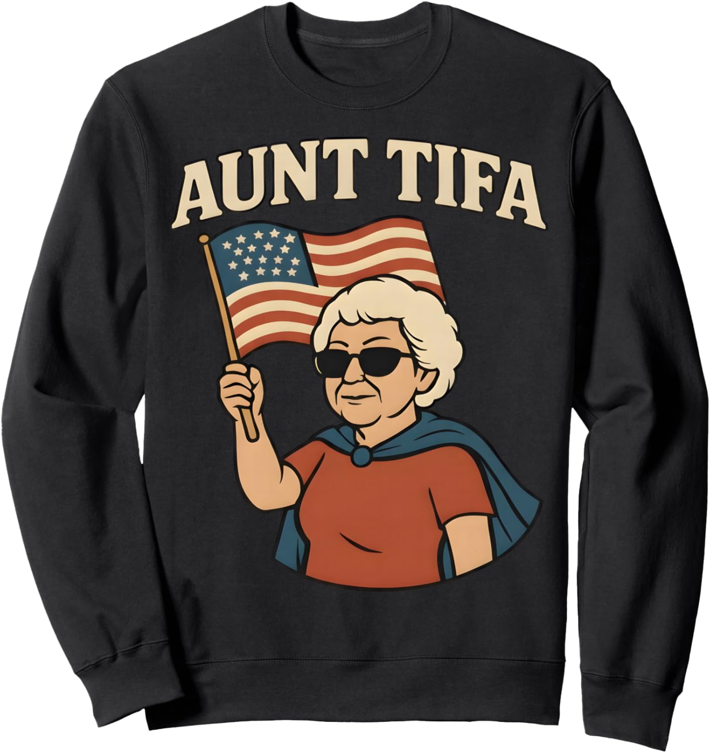 Aunt Tifa Sweatshirt - Sweatshirt | Black