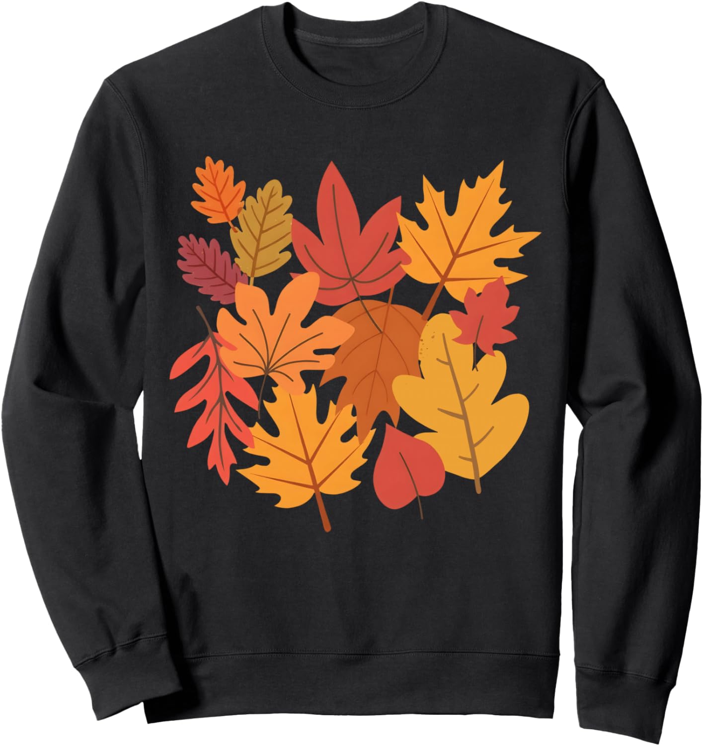 Funny Leaf Blower Fall Costume Couple Halloween Matching Sweatshirt - Sweatshirt | Black