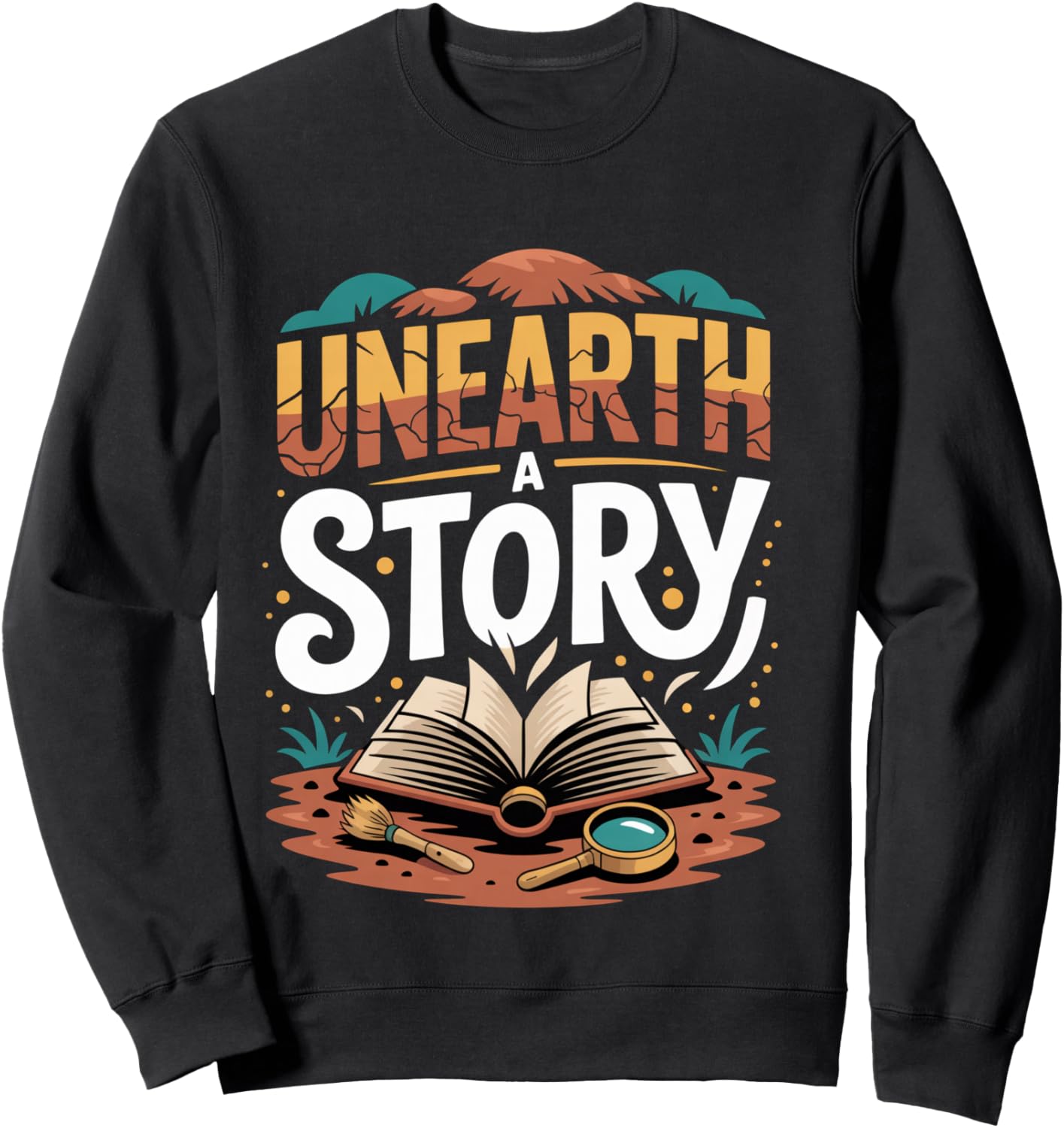 Unearth A Story 2026 Reading Sweatshirt - Sweatshirt | Black