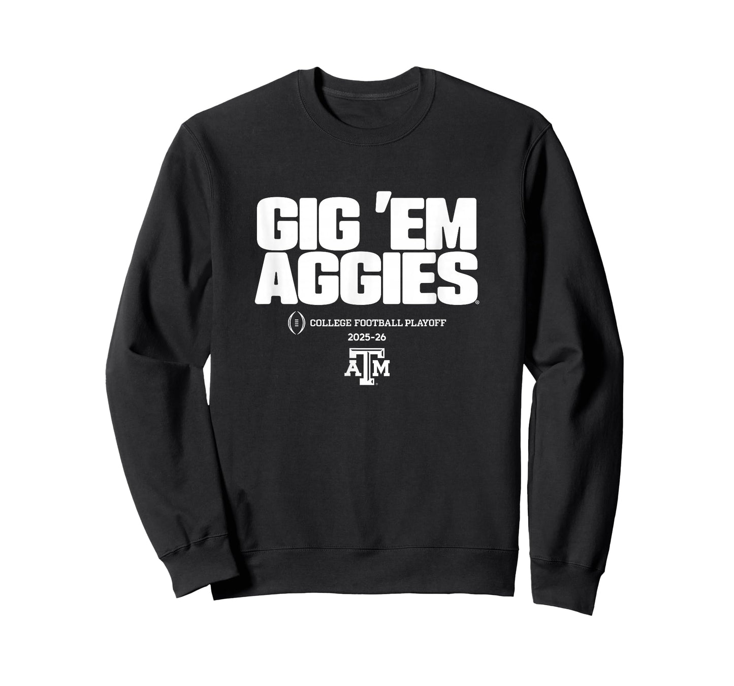 Texas A&M Aggies College Football Playoff Text Slogan 2025 T-Shirt