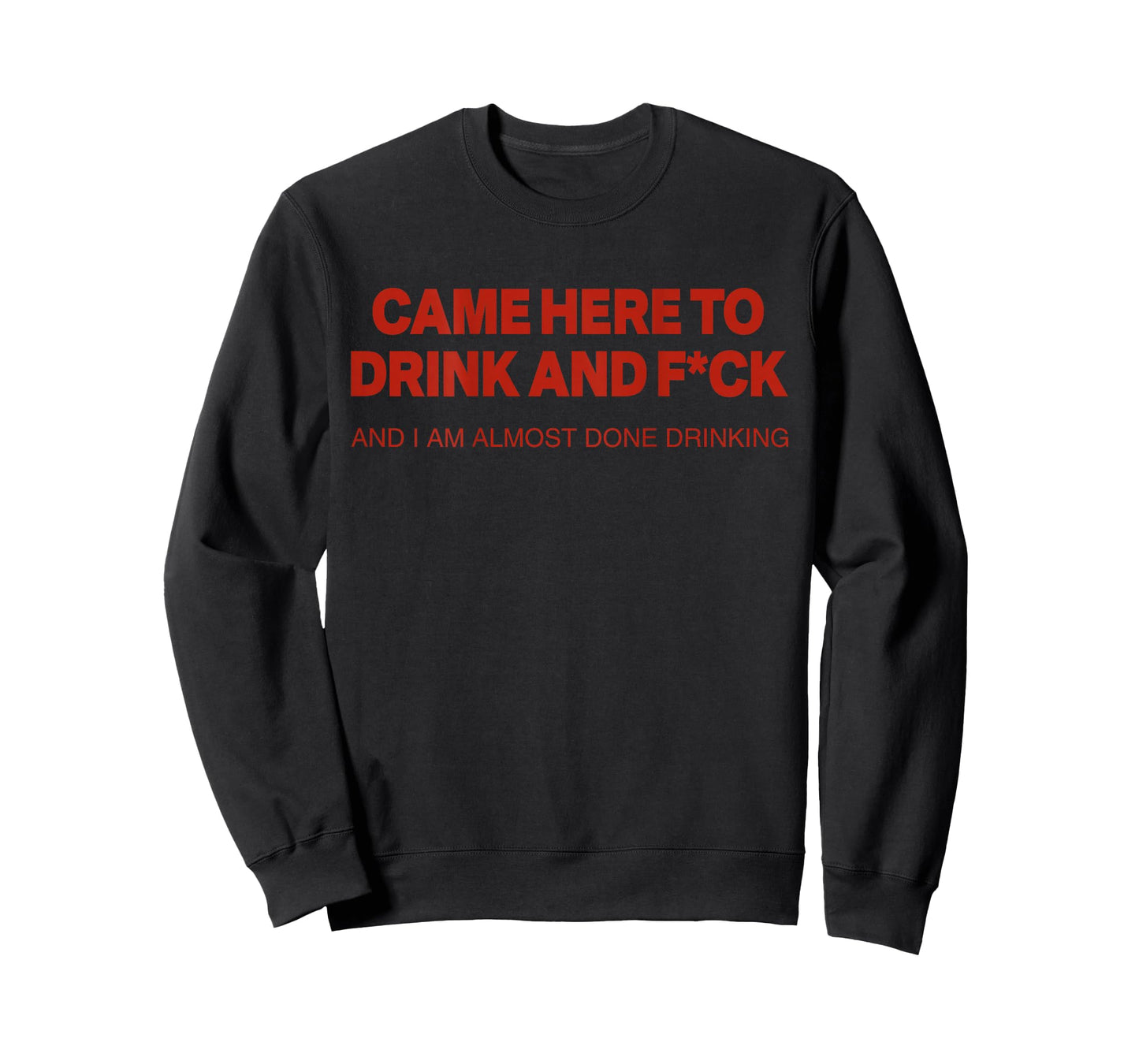 Came Here to Drink and FCK and I Am Almost Done Drinking T-Shirt