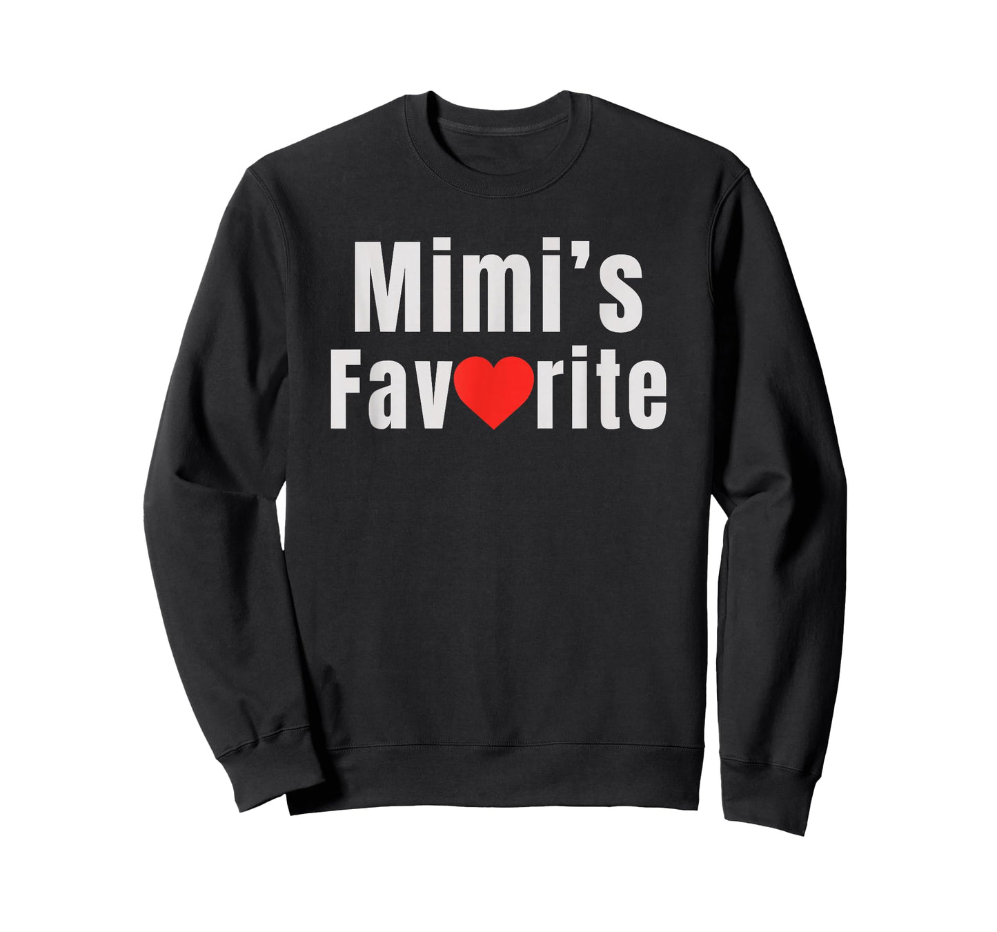Mimi's Favorite Mom Heart Family for Kids Toddler T-Shirt