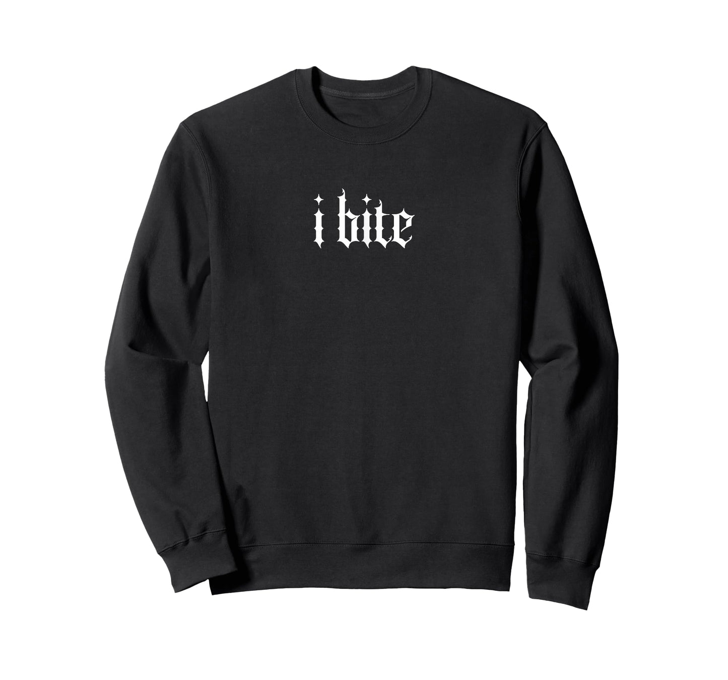 I Bite Gothic Font – Edgy Aesthetic Graphic Tee T-Shirt