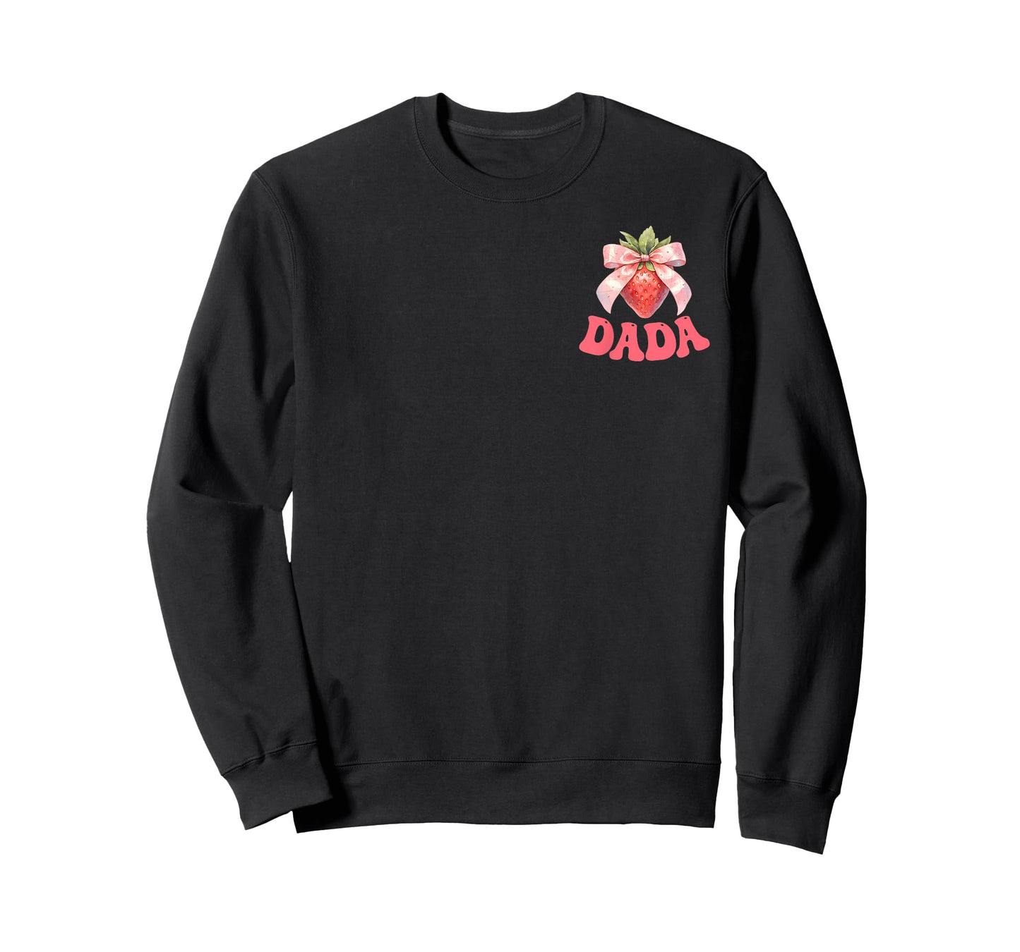 Funny Strawberry 1st Birthday Dada of Birthday Girl Matching T-Shirt