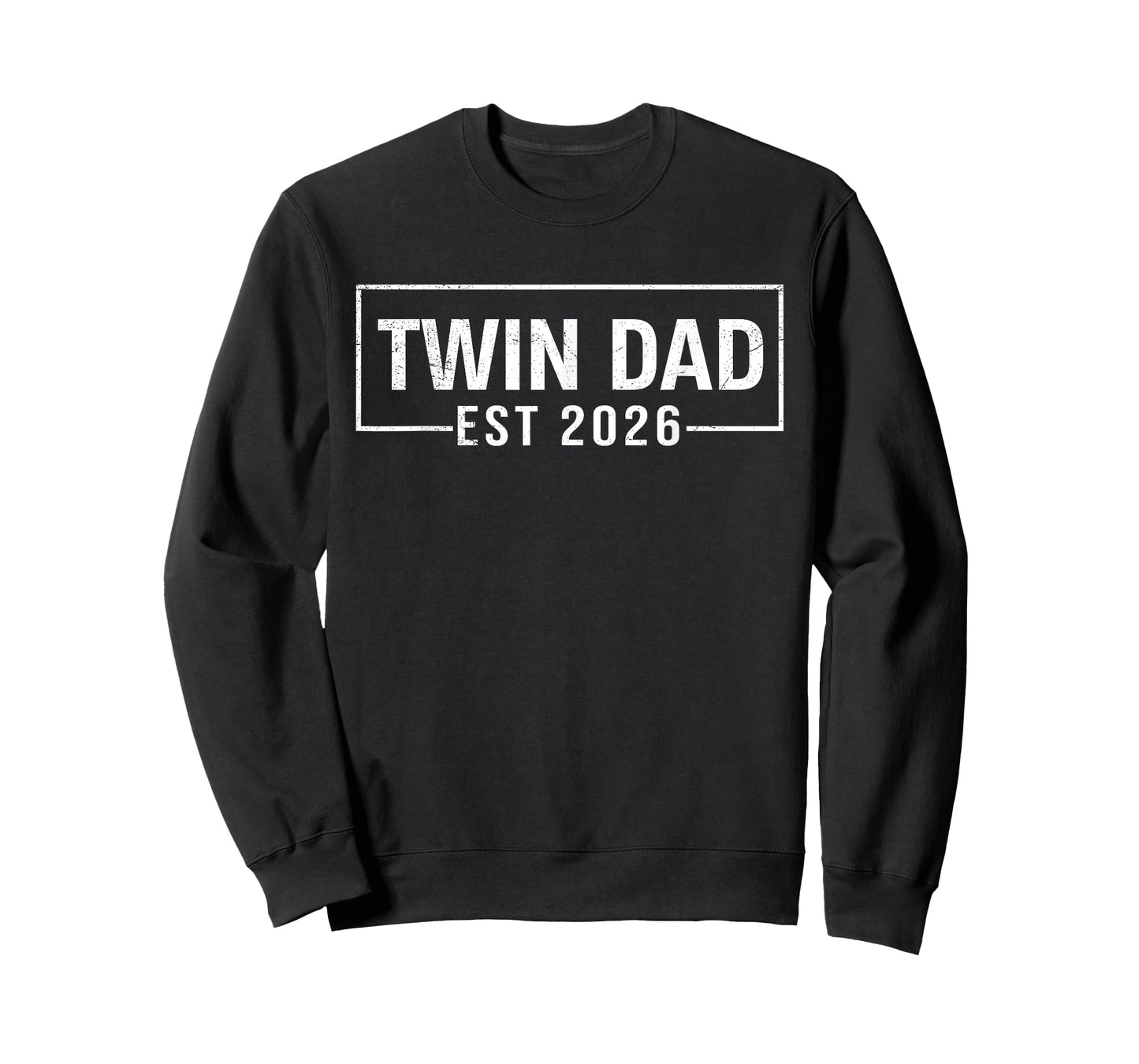 Twin Dad Father Mother of Twins EST 2026 Father's Day T-Shirt