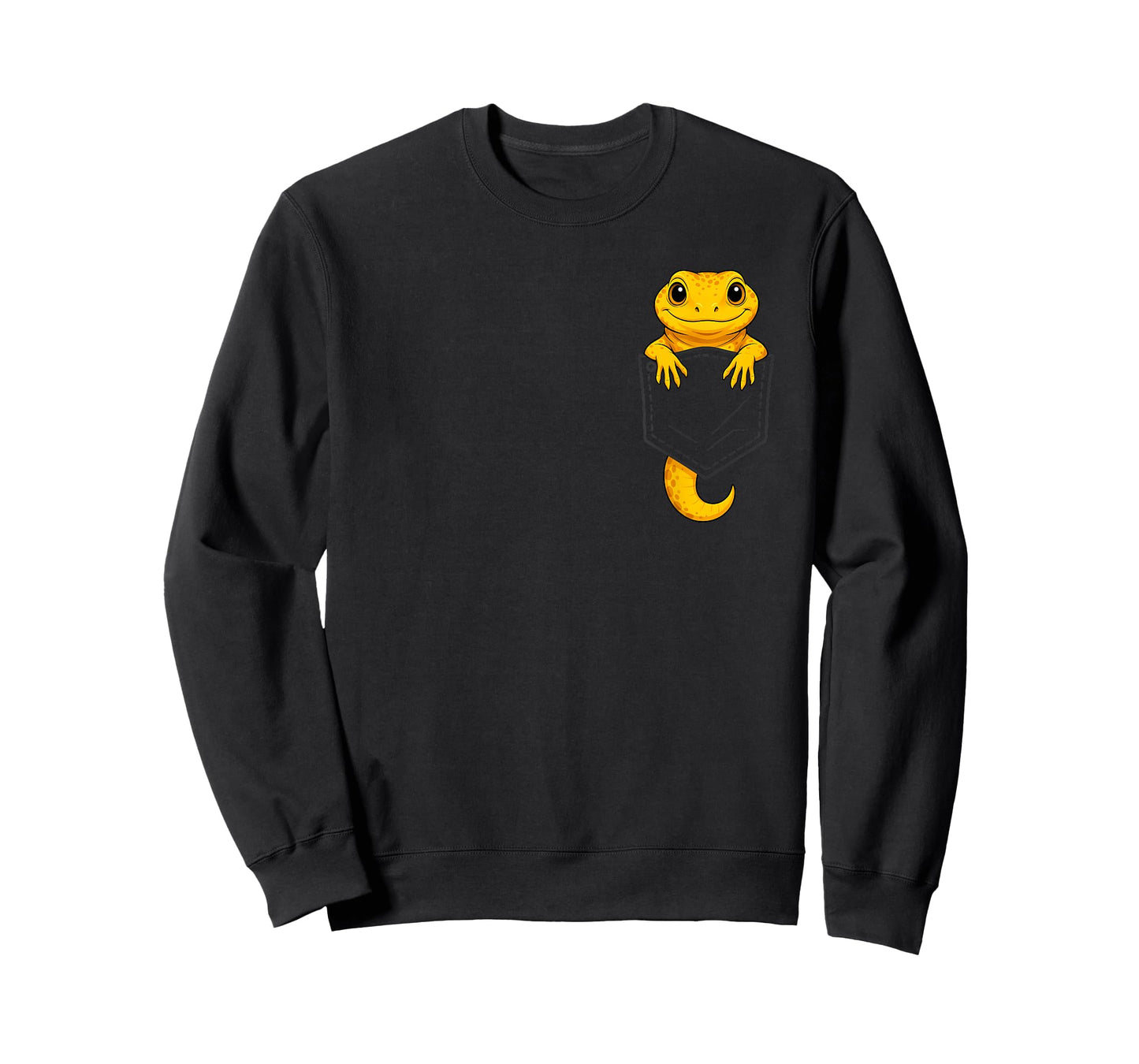 Funny Lizard Peeking in Pocket Leopard Gecko Animal Lover T-Shirt